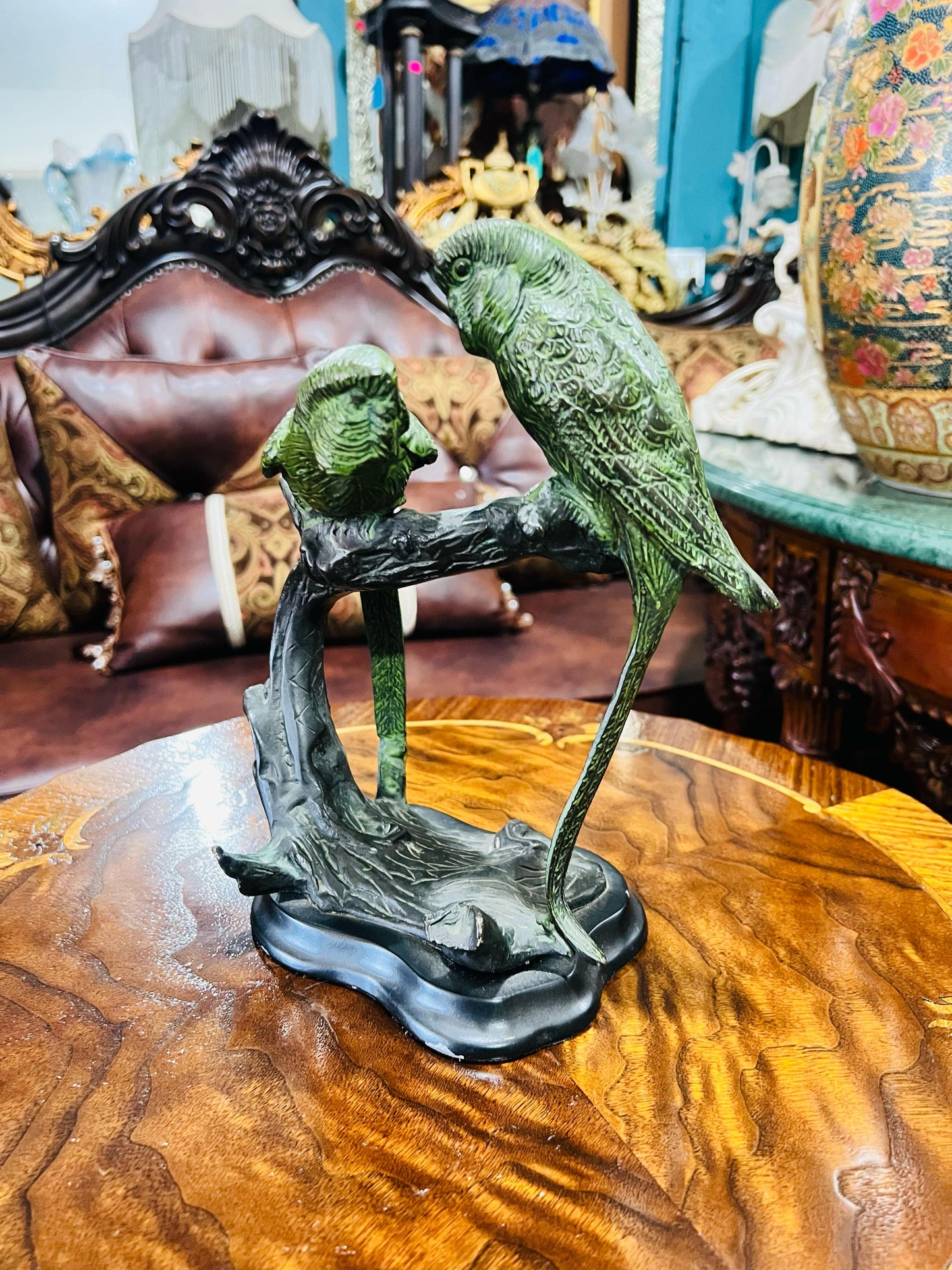 🦅 Bronze Sculpture of an Eagle in Flight with a Globe for Sale 🦅