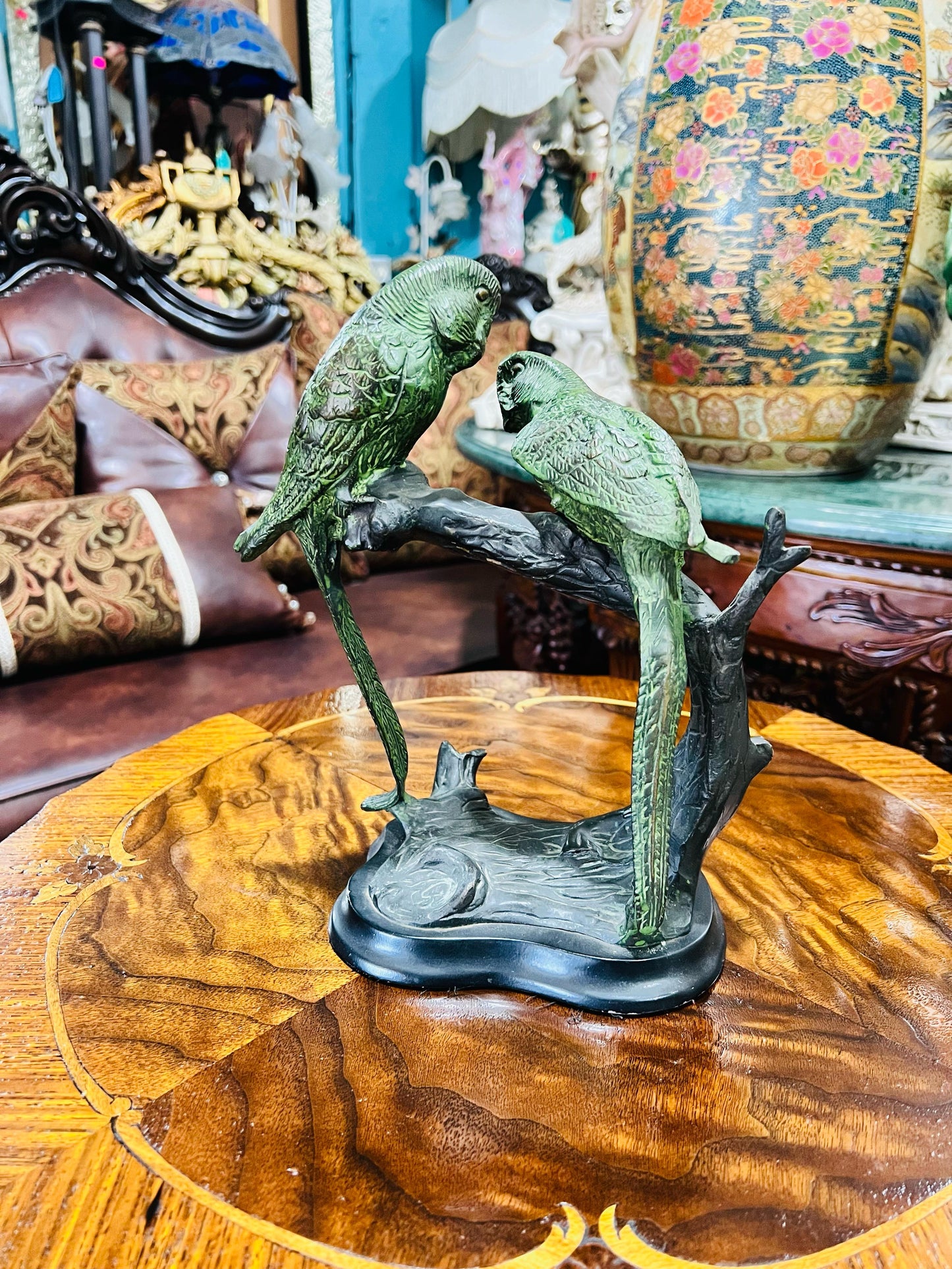 🦅 Bronze Sculpture of an Eagle in Flight with a Globe for Sale 🦅
