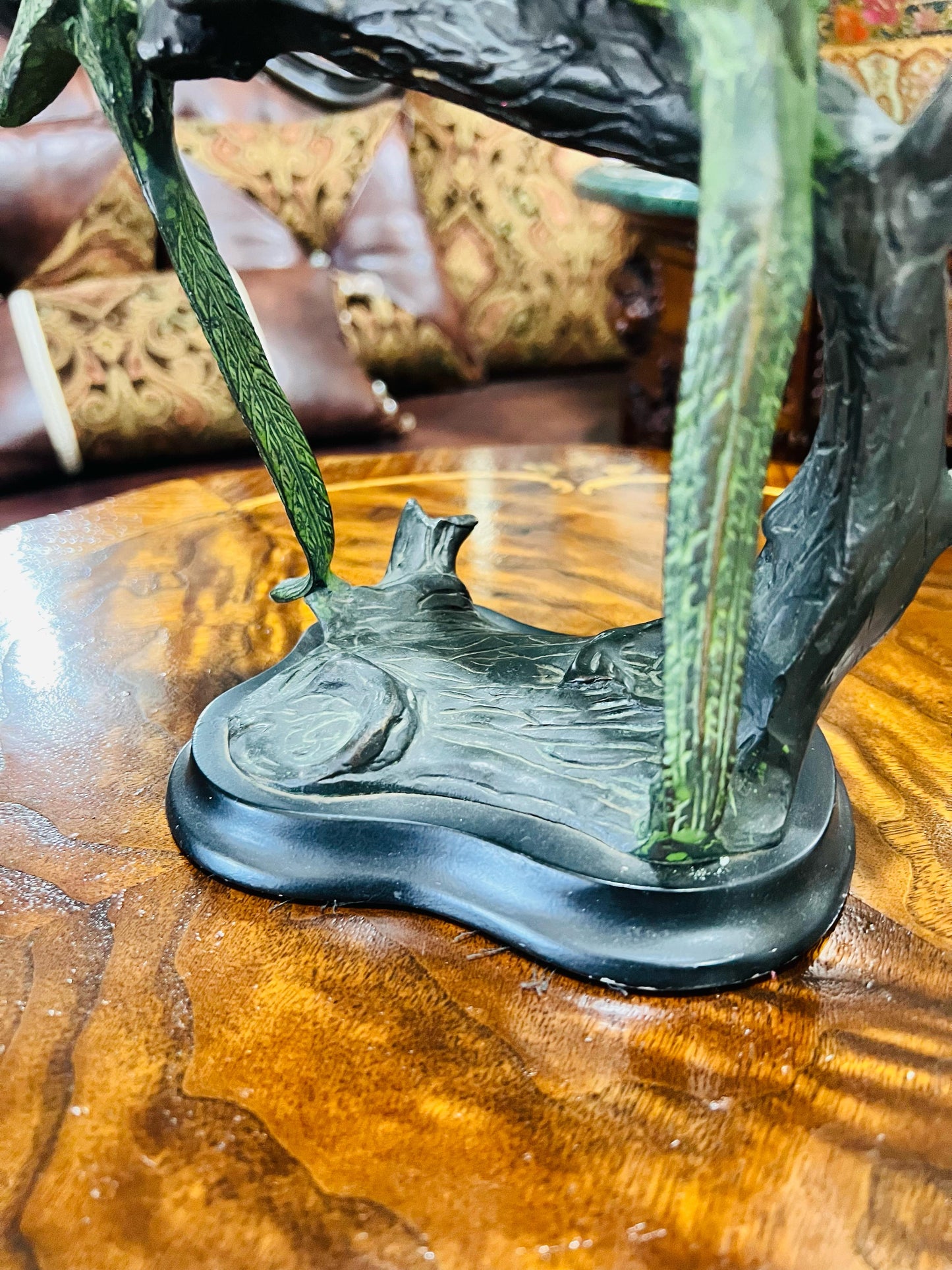 🦅 Bronze Sculpture of an Eagle in Flight with a Globe for Sale 🦅