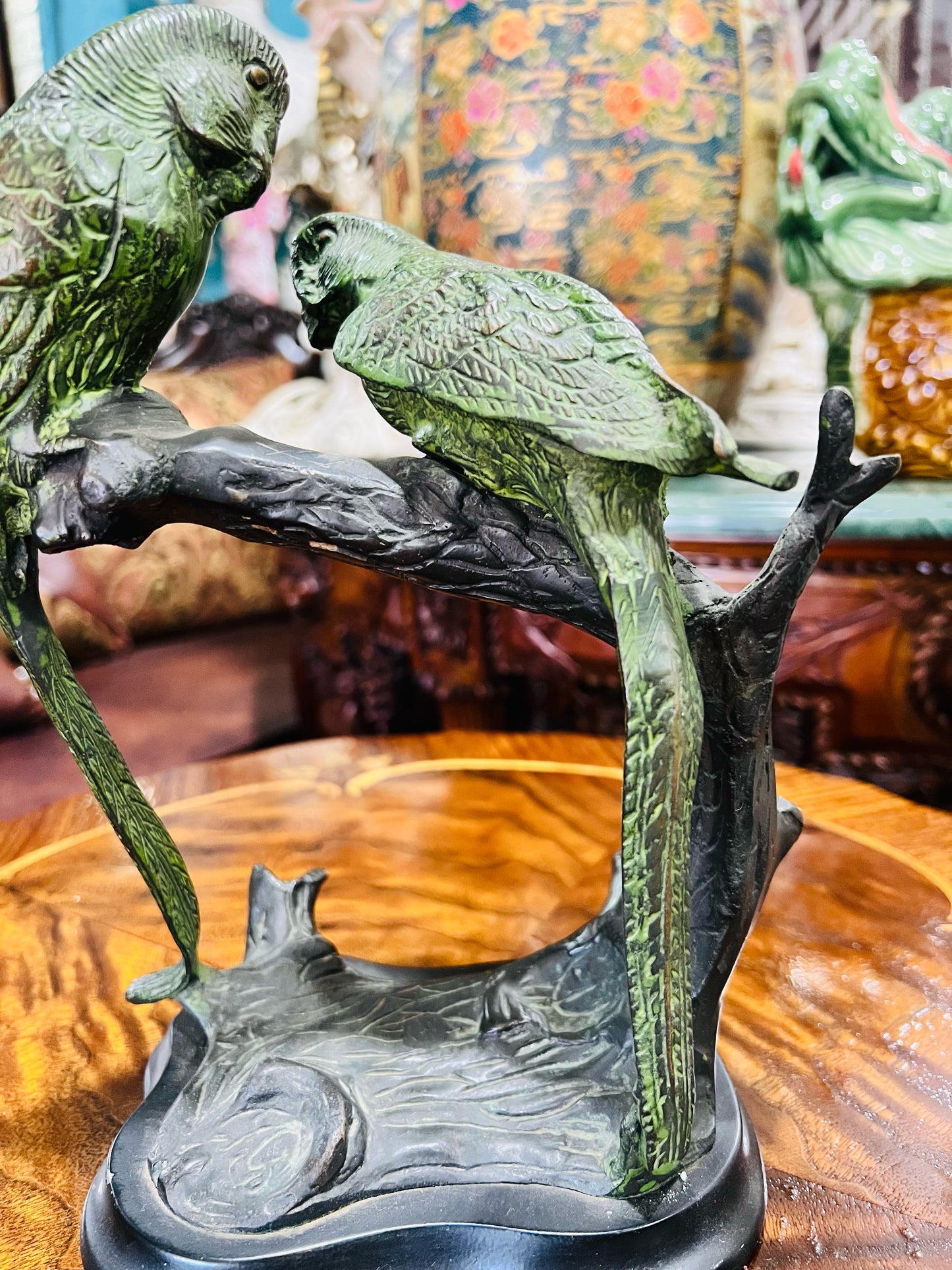 🦅 Bronze Sculpture of an Eagle in Flight with a Globe for Sale 🦅
