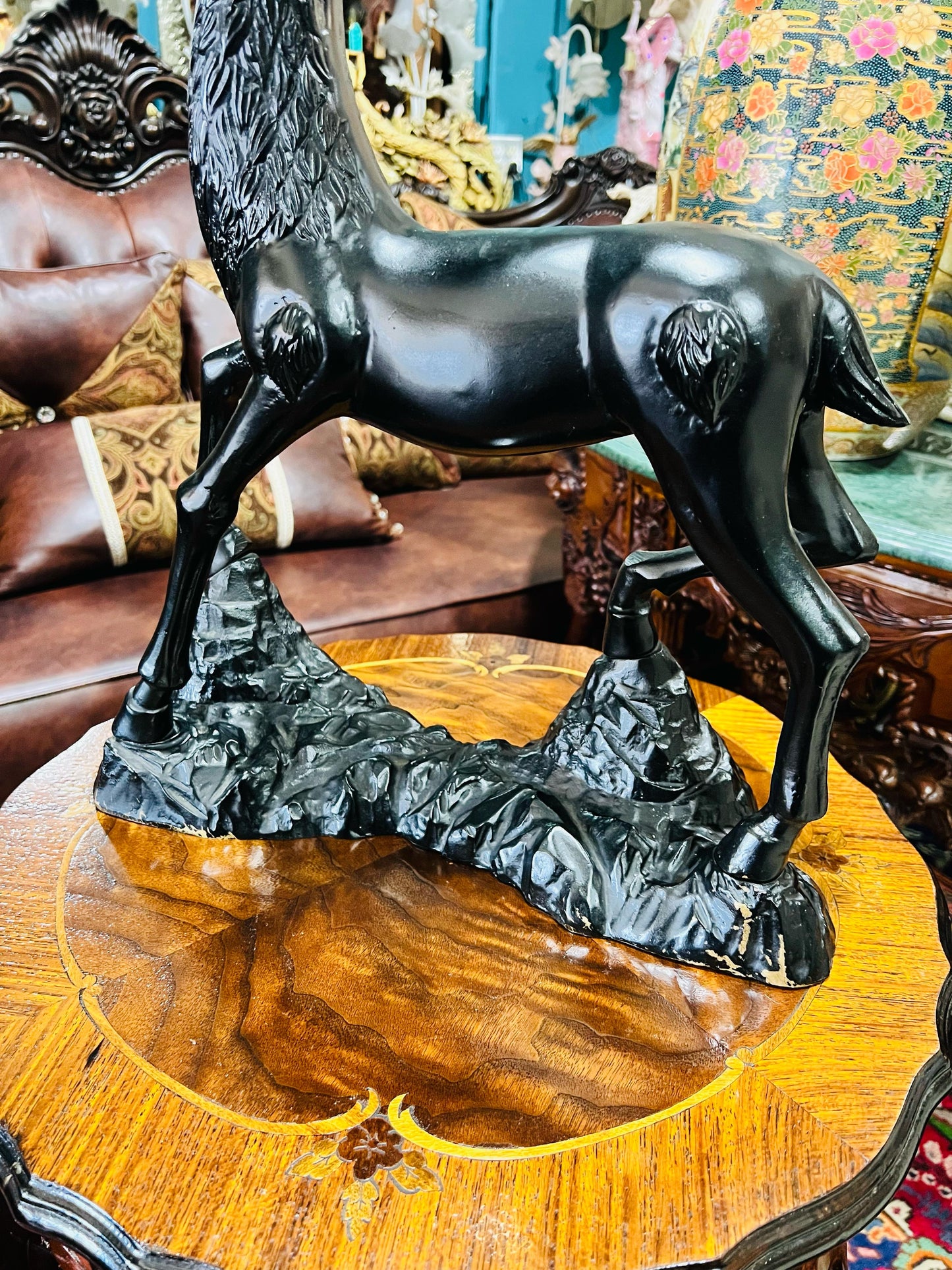 🦌 Escultura de Venado en Bronce Sólido – Majestuoso y Elegante🦌