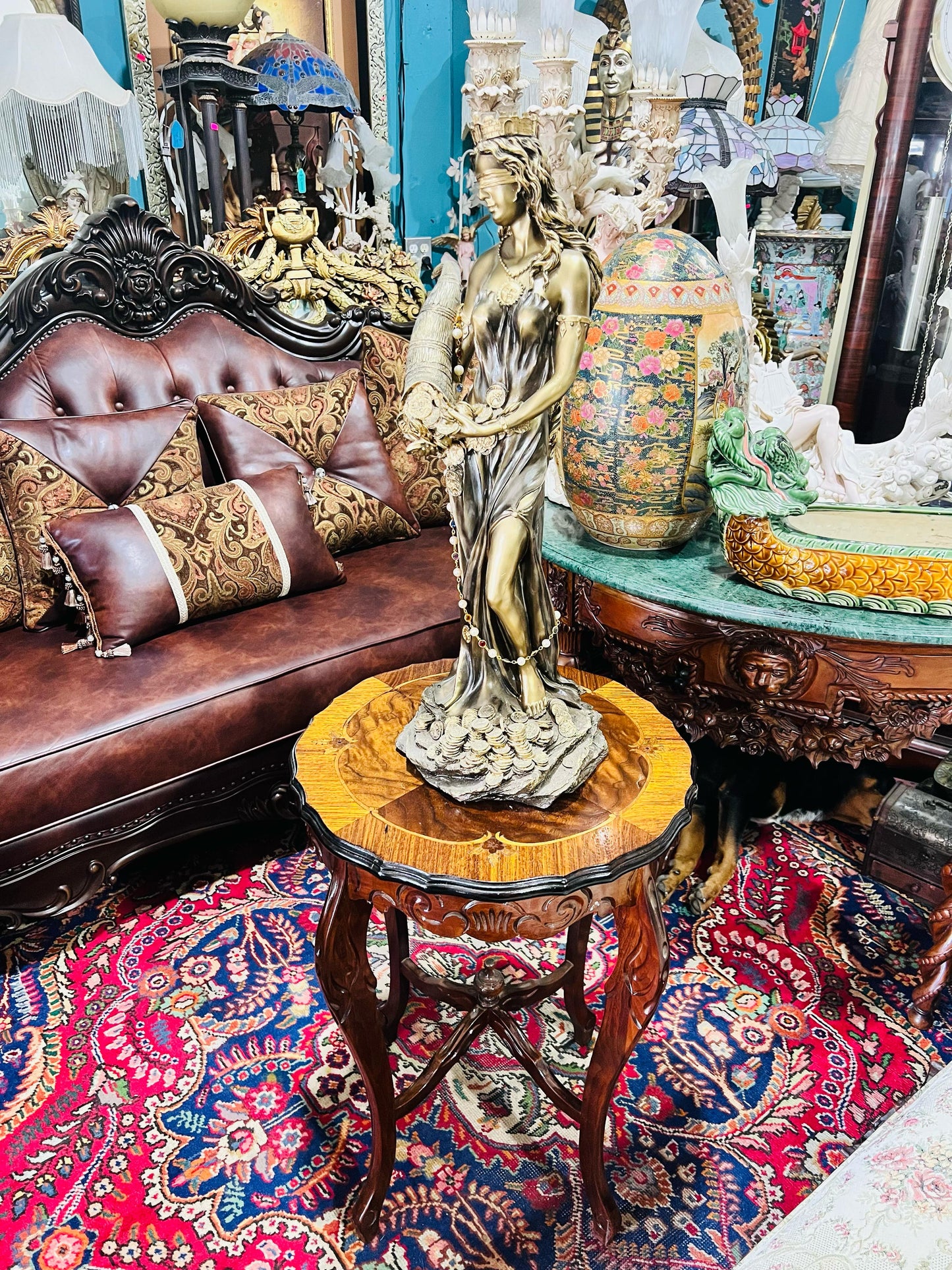 🦅 Bronze Sculpture of an Eagle in Flight with a Globe for Sale 🦅