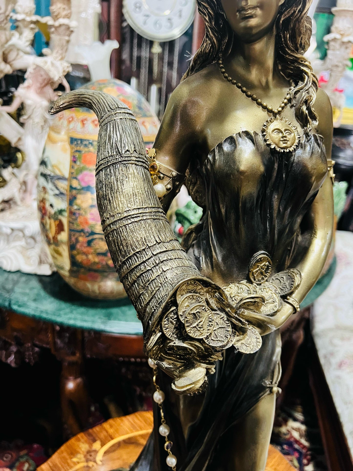 🦅 Bronze Sculpture of an Eagle in Flight with a Globe for Sale 🦅
