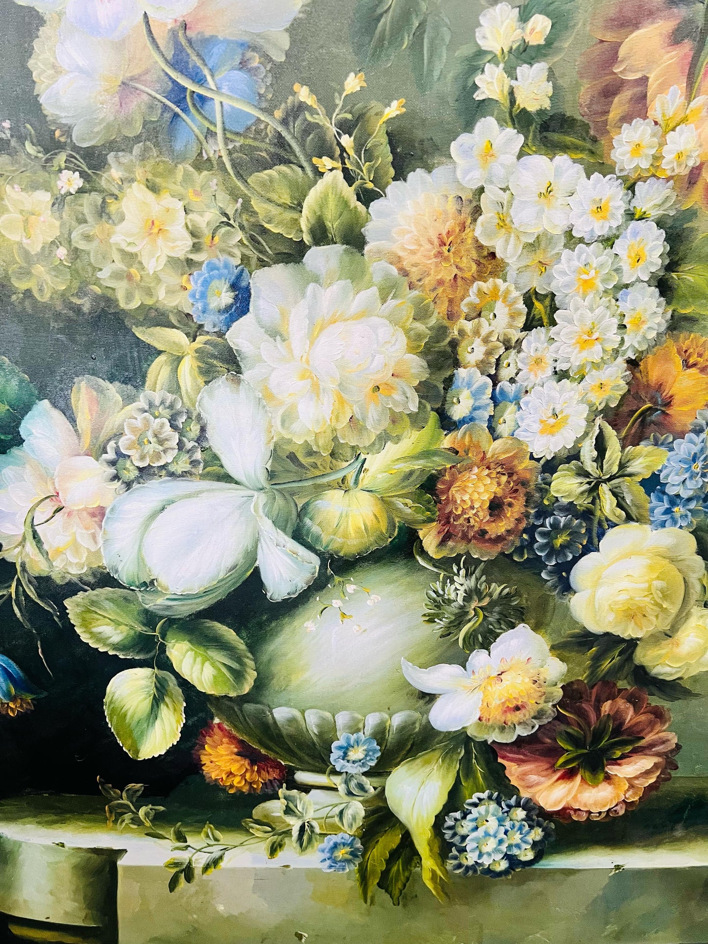 🌺 Exquisito Cuadro de Flores Pintado a Mano – Arte que Inspira Elegancia 🖌️🎨