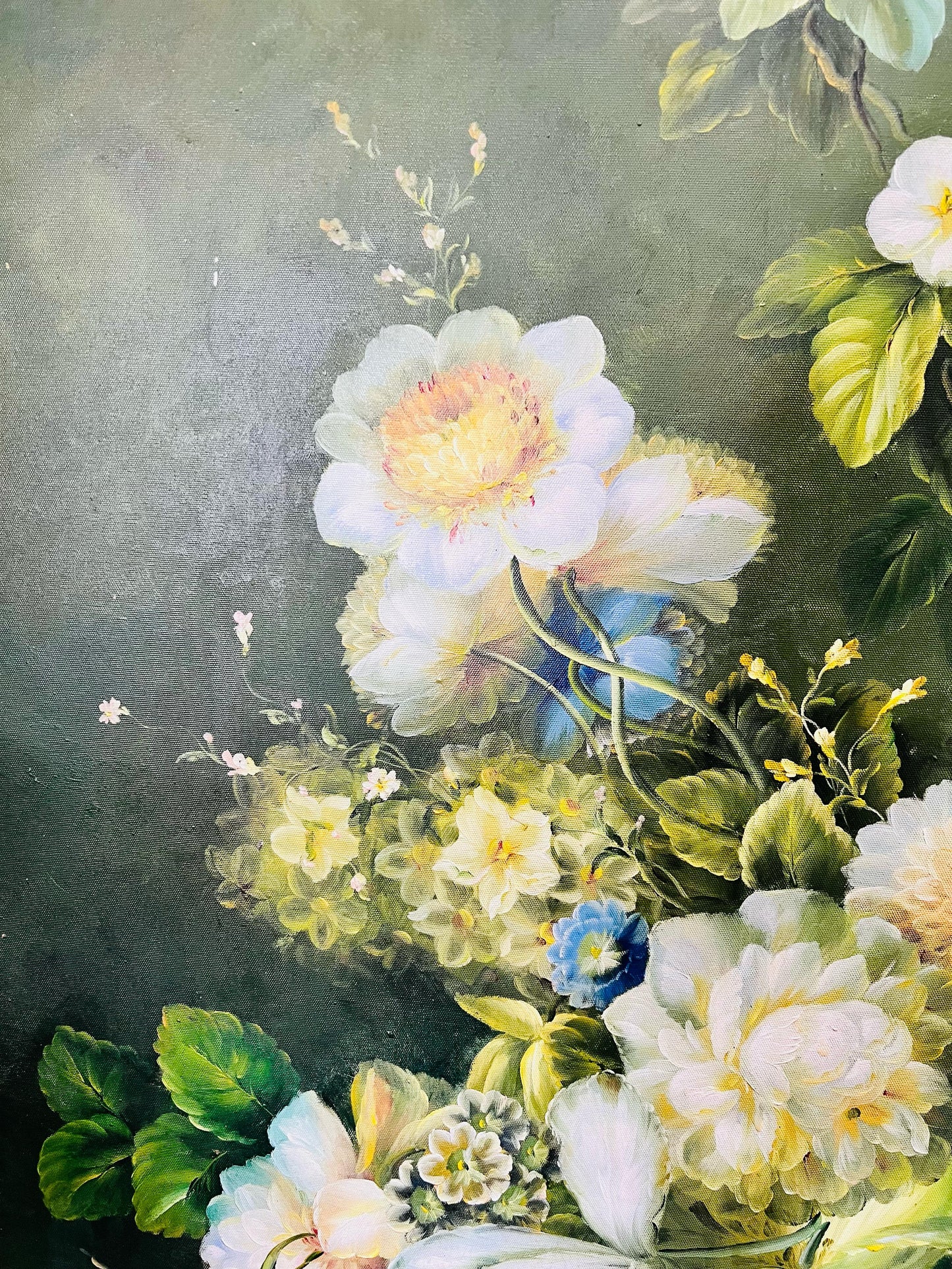 🌺 Exquisito Cuadro de Flores Pintado a Mano – Arte que Inspira Elegancia 🖌️🎨