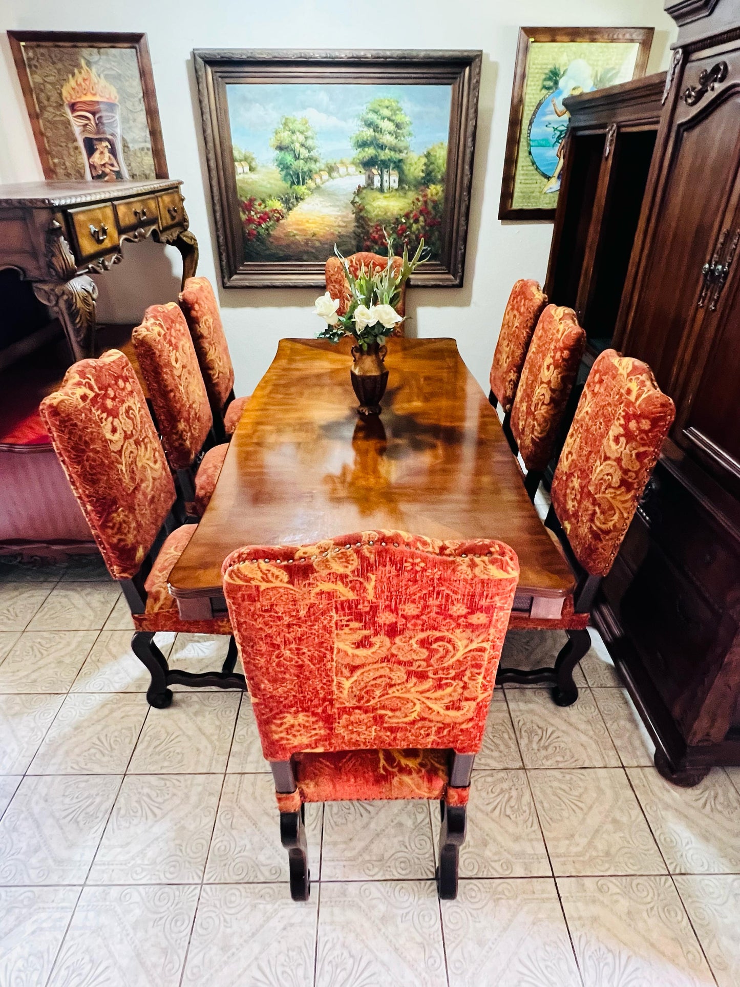 🍽️🏡 10-Chair Dining Room, Casa Mollino Model by Ashley Furniture 🏡🍽️ 