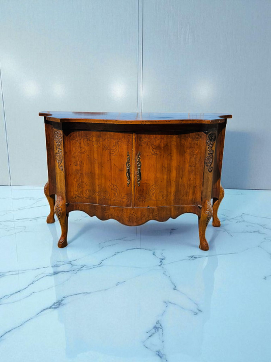 🔱🇮🇹 Comoda Italiana de Madera de Nogal – Arte y Elegancia en Cada Detalle 🇮🇹🔱