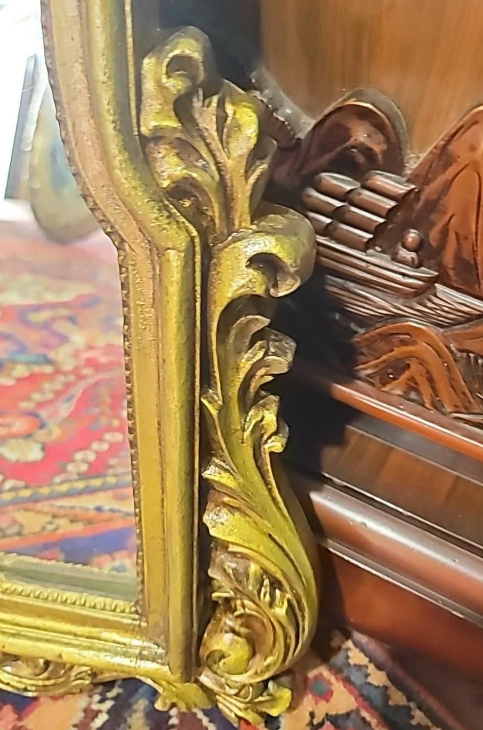 🌟Vintage Mirror in Antique Gold Color!🌟