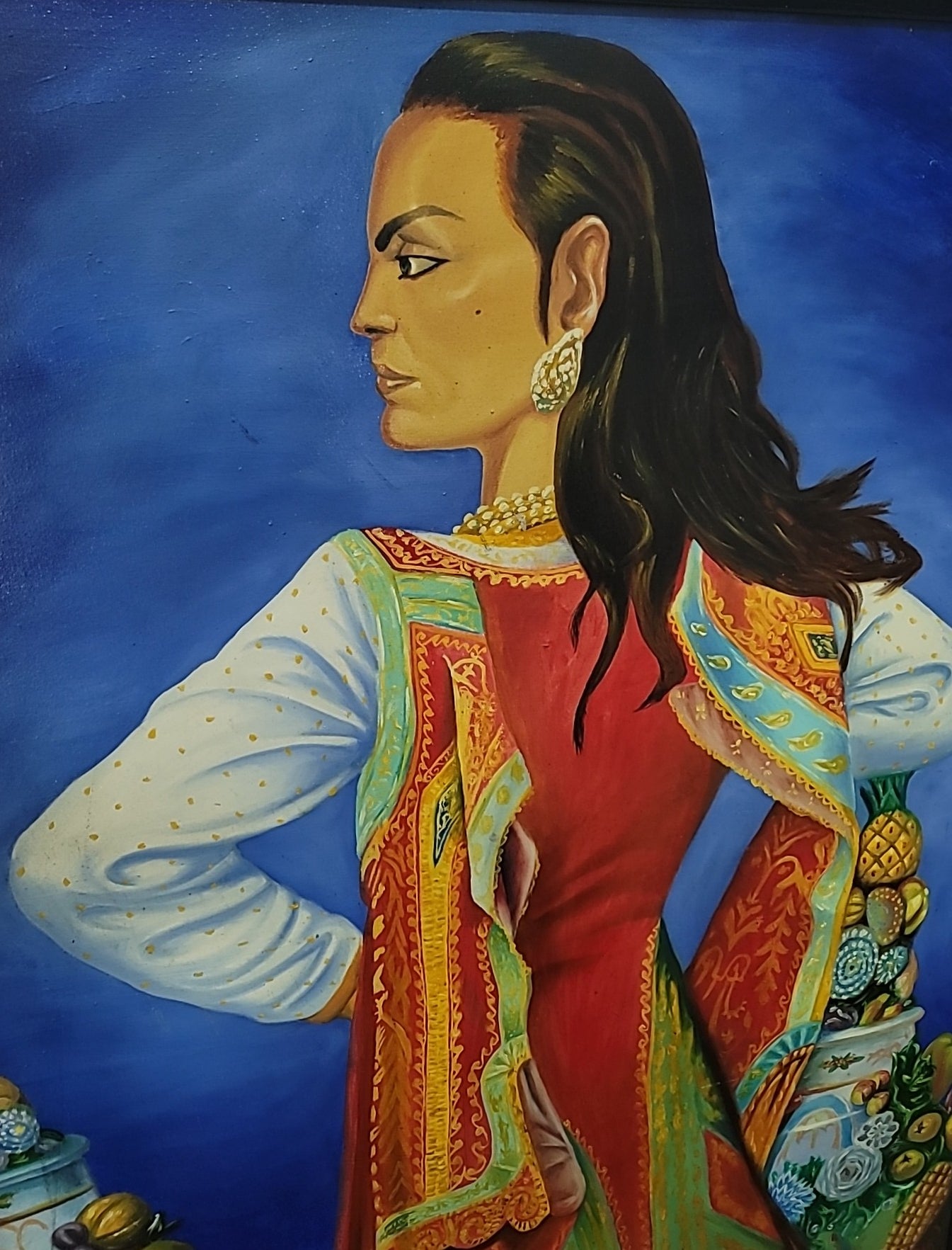 🎨🖼️🎨María Félix: Exclusive Oil Reproduction - Art Signed by the Artist🎨🖼️🎨
