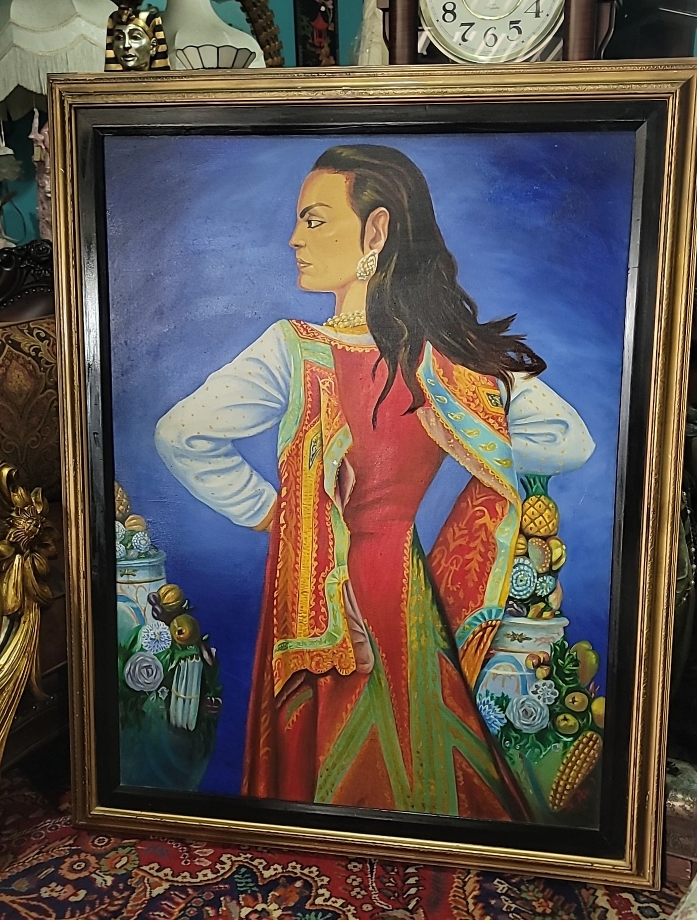 🎨🖼️🎨María Félix: Exclusive Oil Reproduction - Art Signed by the Artist🎨🖼️🎨