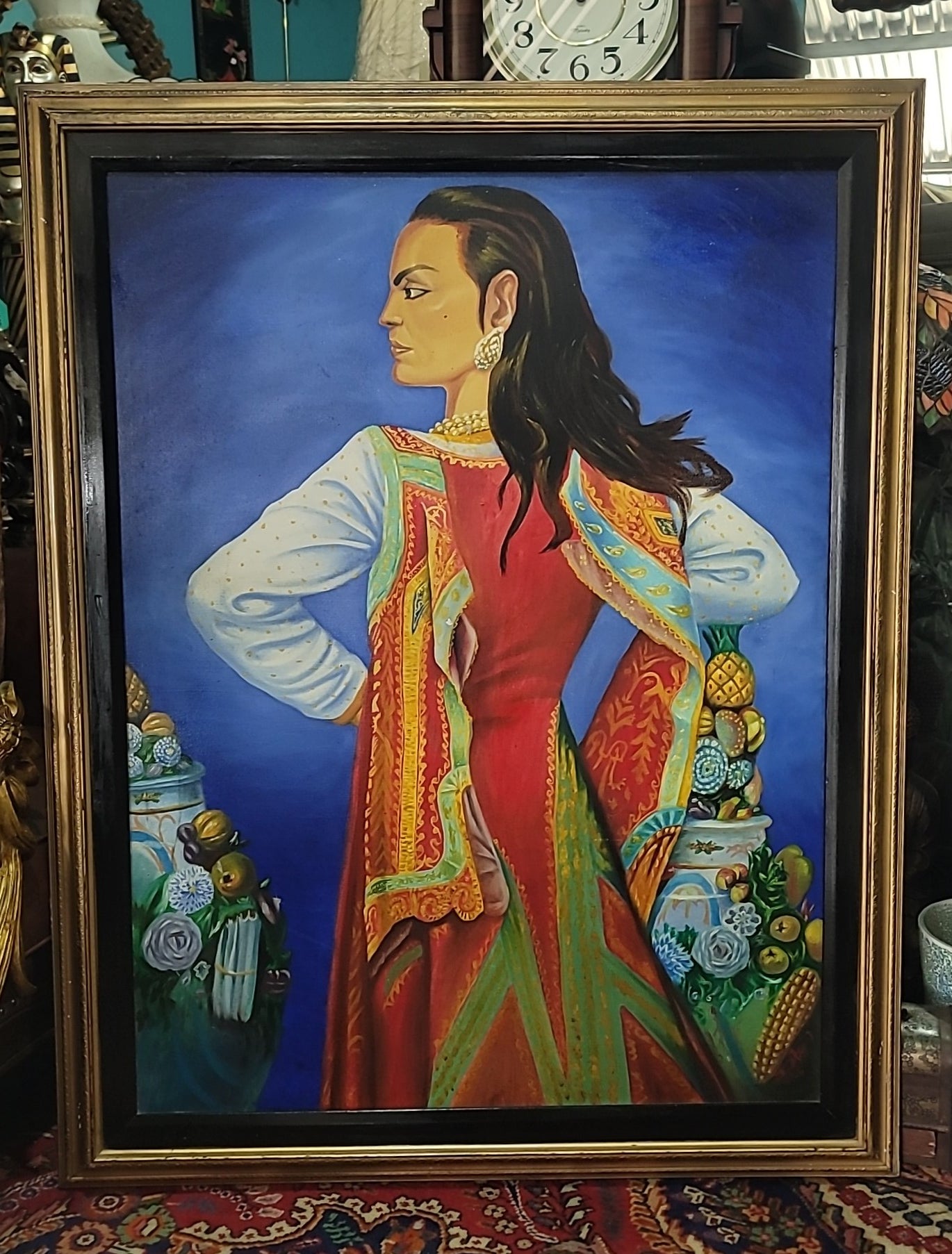 🎨🖼️🎨María Félix: Exclusive Oil Reproduction - Art Signed by the Artist🎨🖼️🎨