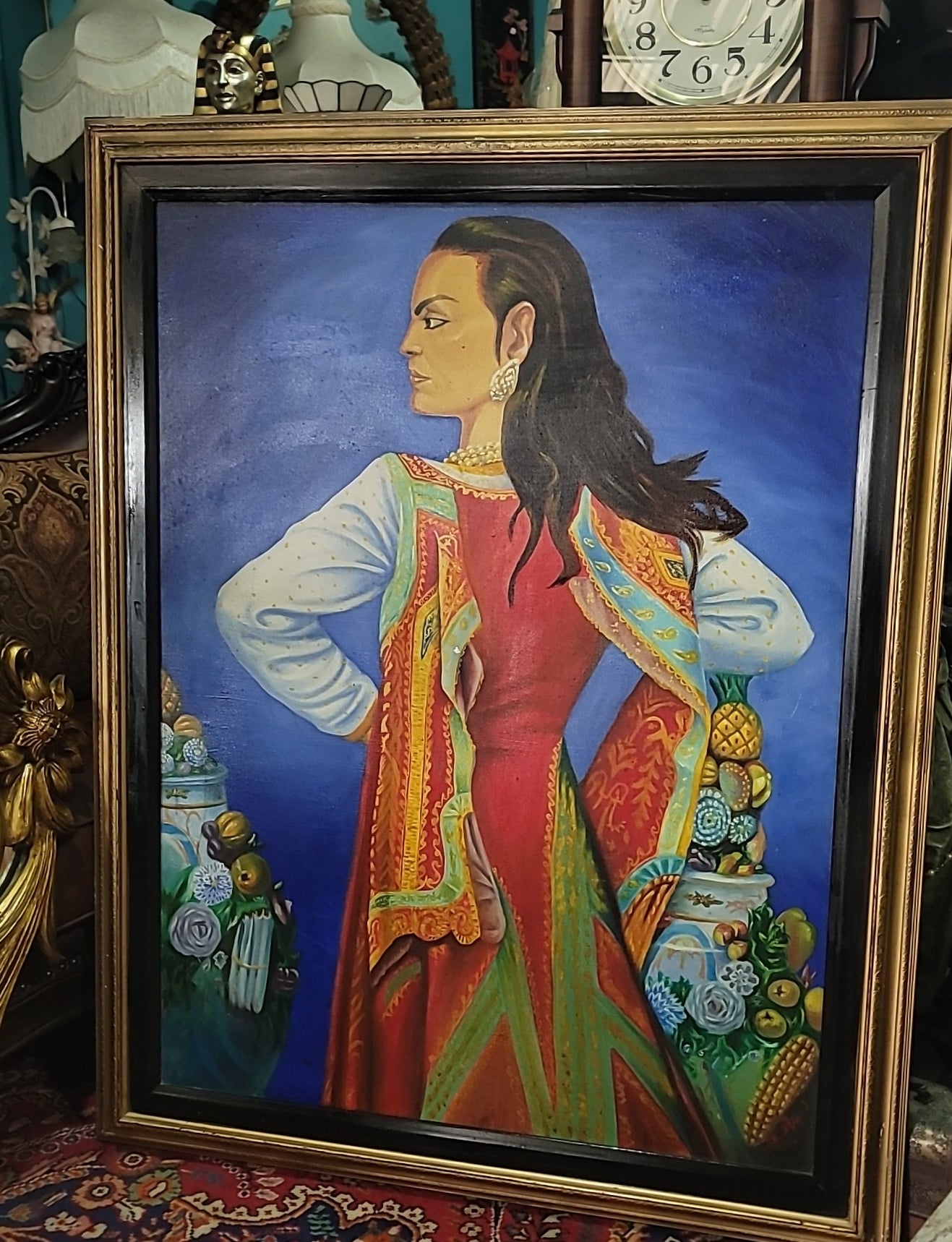 🎨🖼️🎨María Félix: Exclusive Oil Reproduction - Art Signed by the Artist🎨🖼️🎨