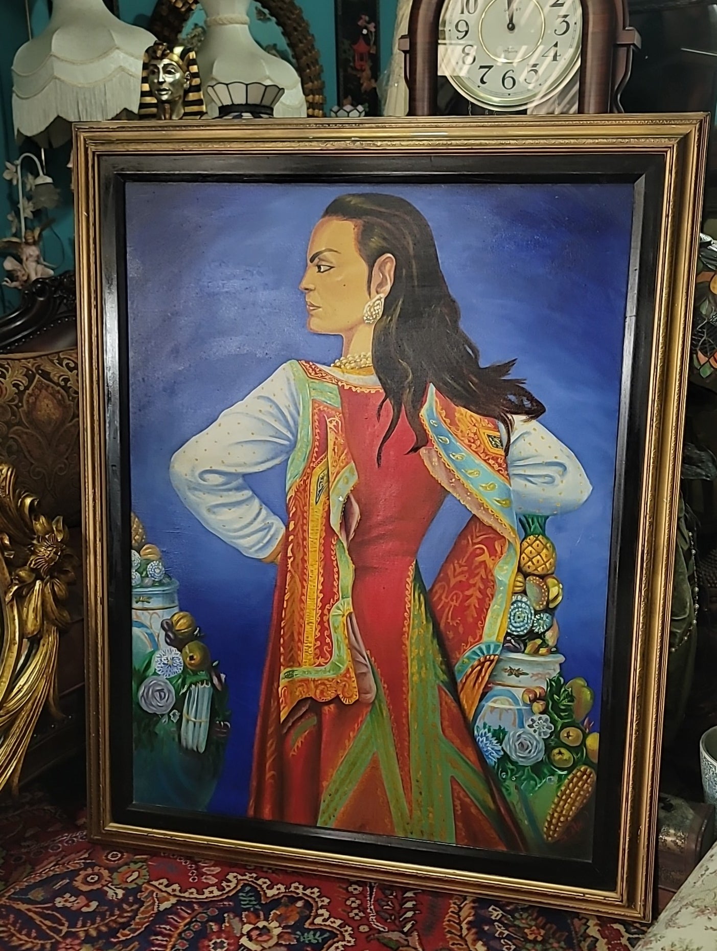🎨🖼️🎨María Félix: Exclusive Oil Reproduction - Art Signed by the Artist🎨🖼️🎨
