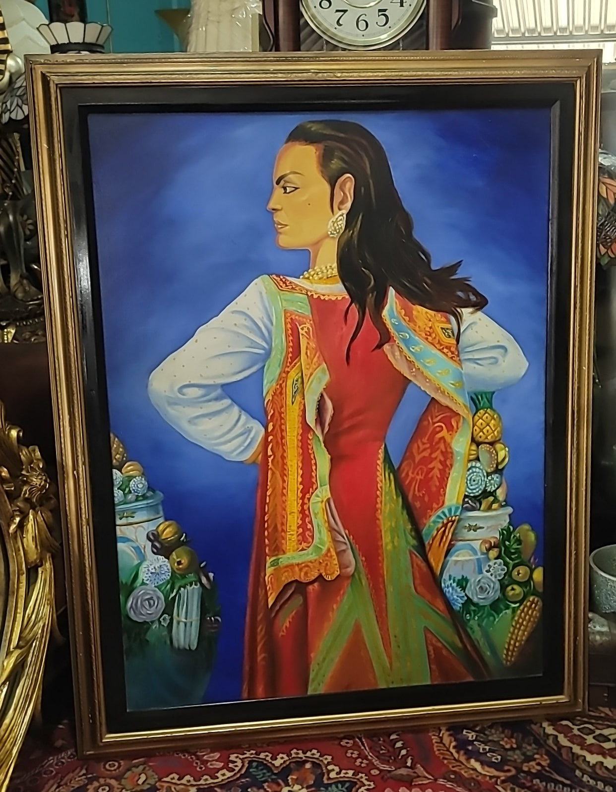 🎨🖼️🎨María Félix: Exclusive Oil Reproduction - Art Signed by the Artist🎨🖼️🎨