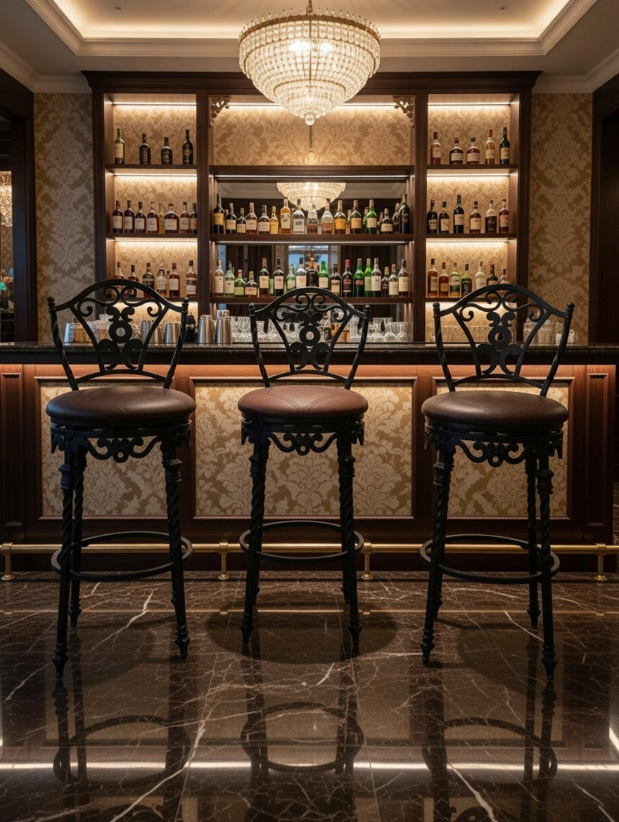 🏛️🪑 Bancos de Hierro con Elegancia Atemporal 🌹🕰️