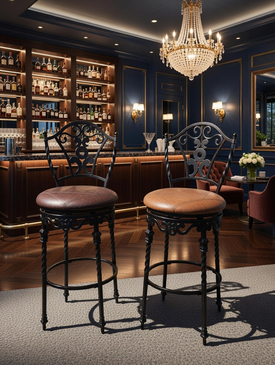 🏛️🪑 Bancos de Hierro con Elegancia Atemporal 🌹🕰️