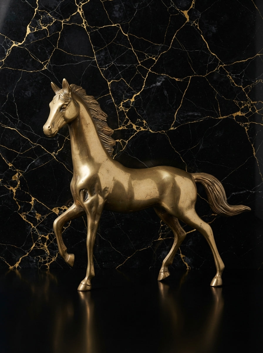 Escultura de Llegua en Bronce Solido 🐎