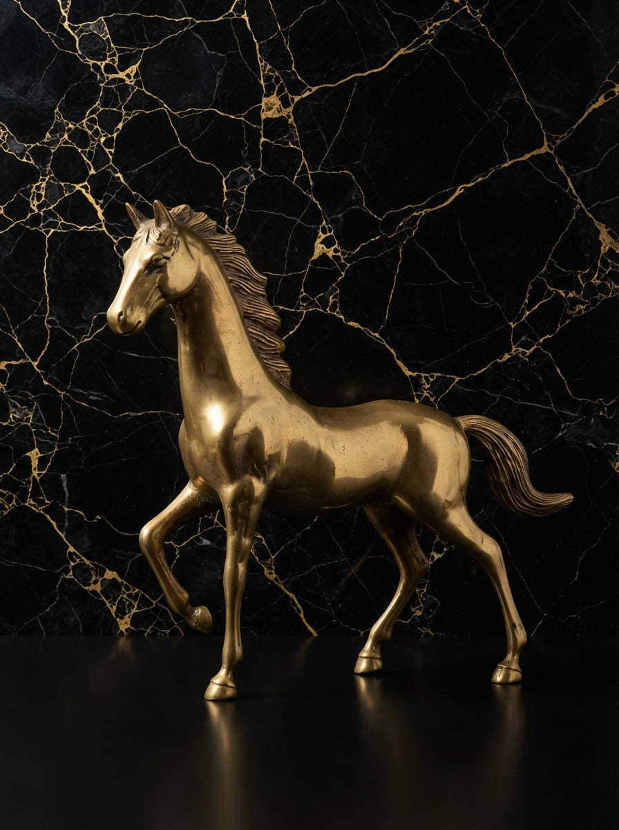 Escultura de Llegua en Bronce Solido 🐎