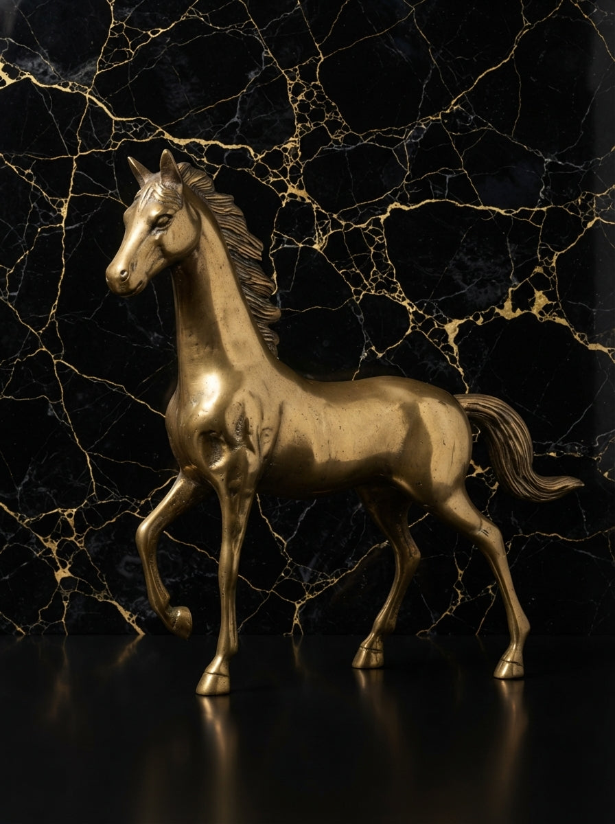 Escultura de Llegua en Bronce Solido 🐎