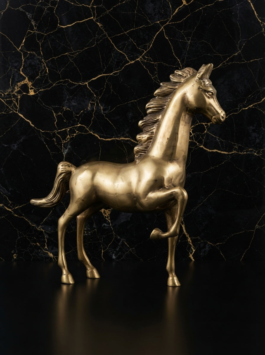 Escultura de Llegua en Bronce Solido 🐎
