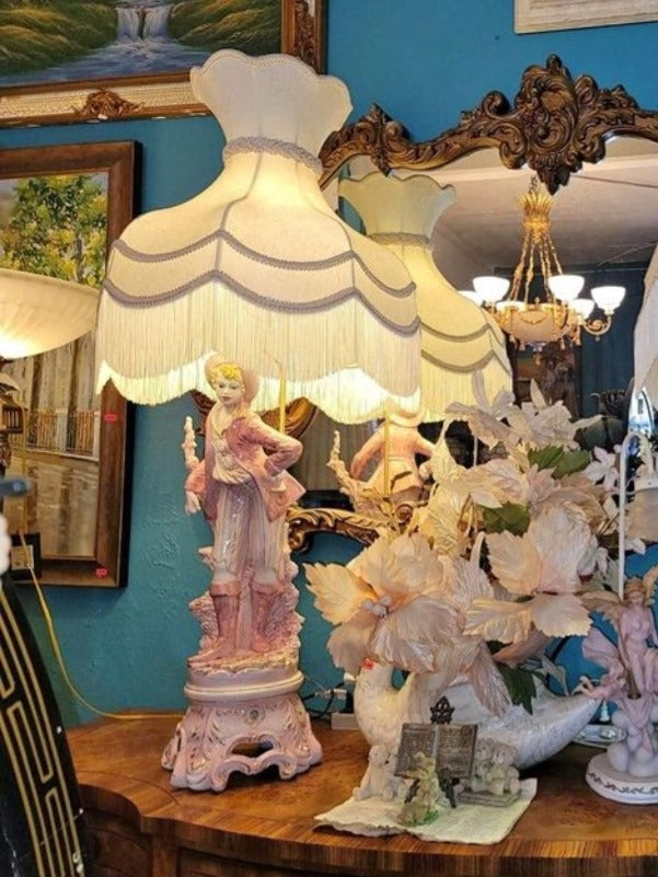 ✨CAPODIMONTE PORCELAIN LAMPS!✨