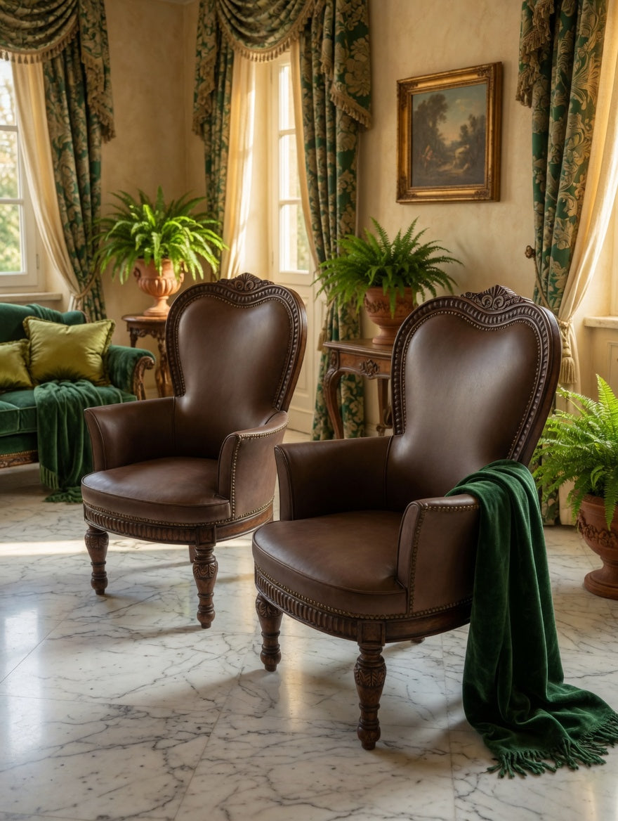 Lexington Chess Table with Chairs + Butler Table – Classic Elegance✨🏛️