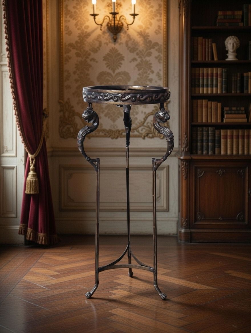 🎉Pedestal de bronce y alabastro de lujo🎉