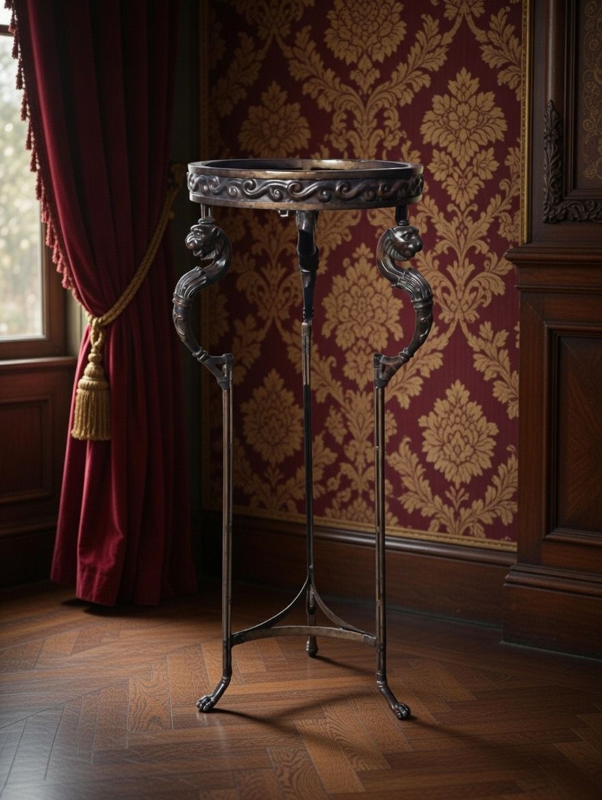 🎉Pedestal de bronce y alabastro de lujo🎉