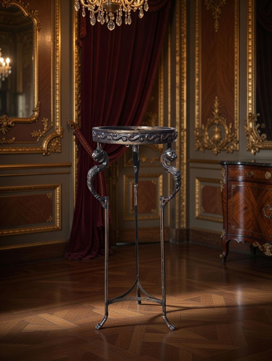 🎉Pedestal de bronce y alabastro de lujo🎉