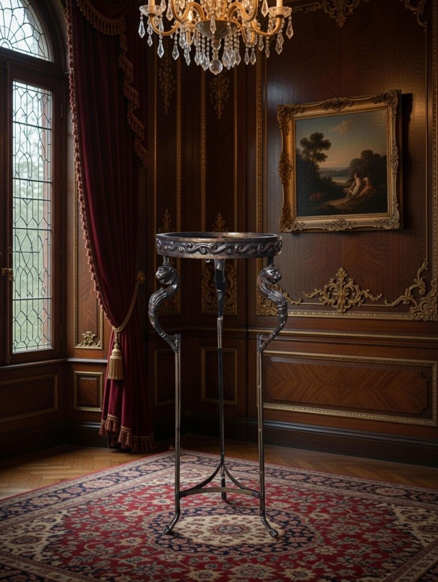 🎉Pedestal de bronce y alabastro de lujo🎉