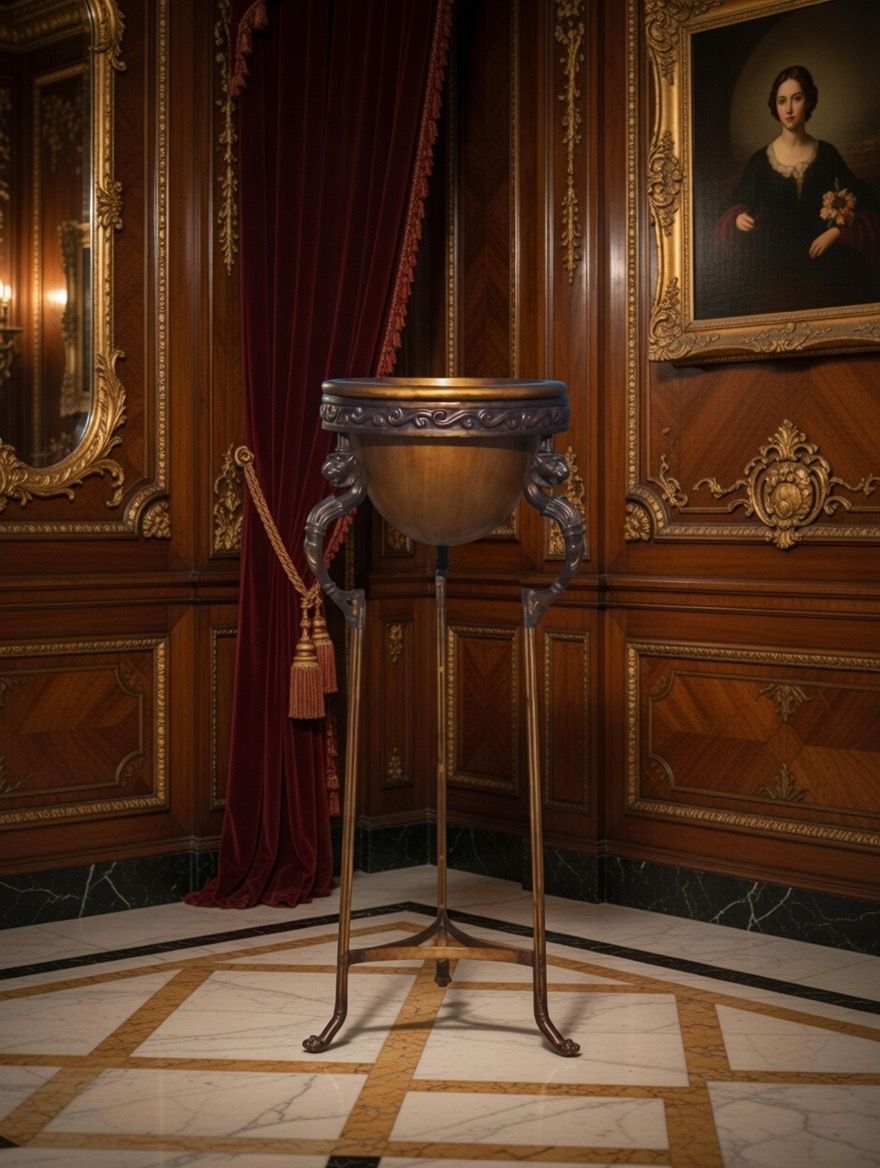 🎉Pedestal de bronce y alabastro de lujo🎉