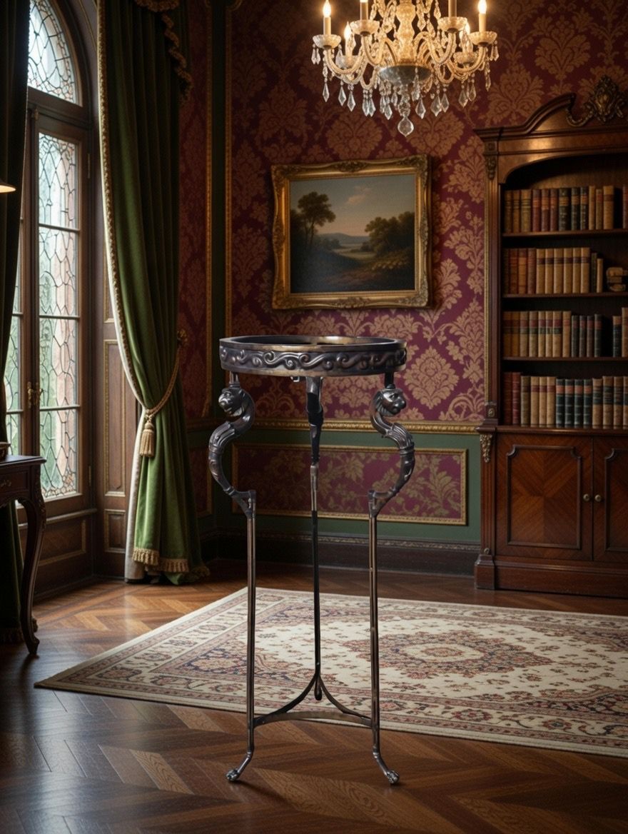 🎉Pedestal de bronce y alabastro de lujo🎉