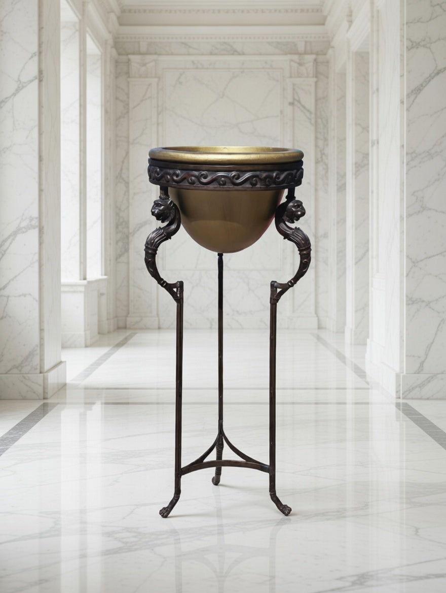 Luxury bronze and alabaster pedestal🎉
