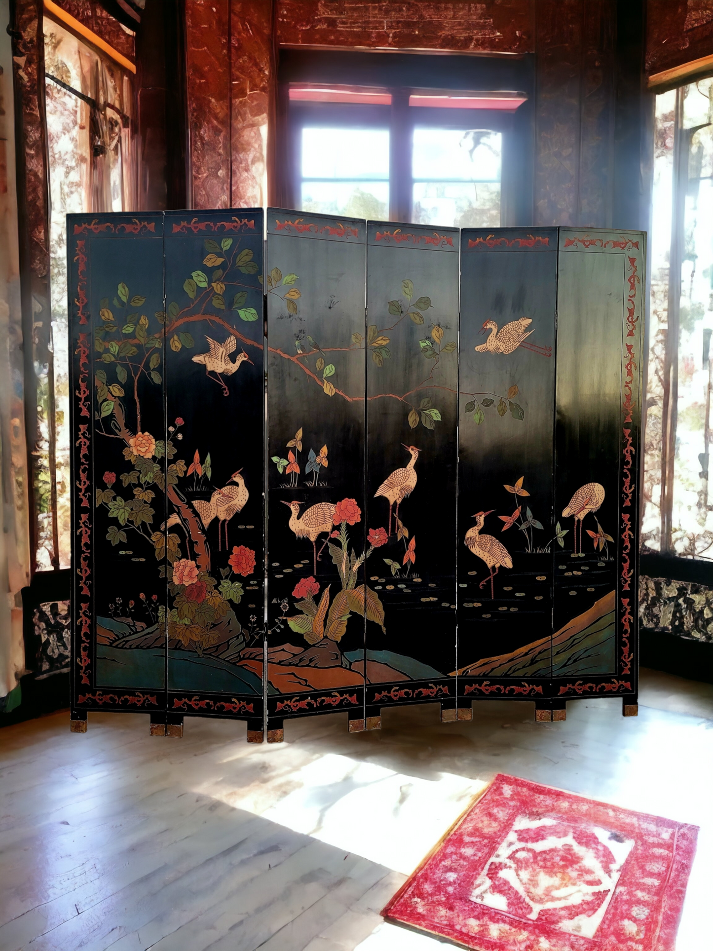 🌟 "Biombo Oriental: Elegancia y Arte para Tu Hogar" 🌟