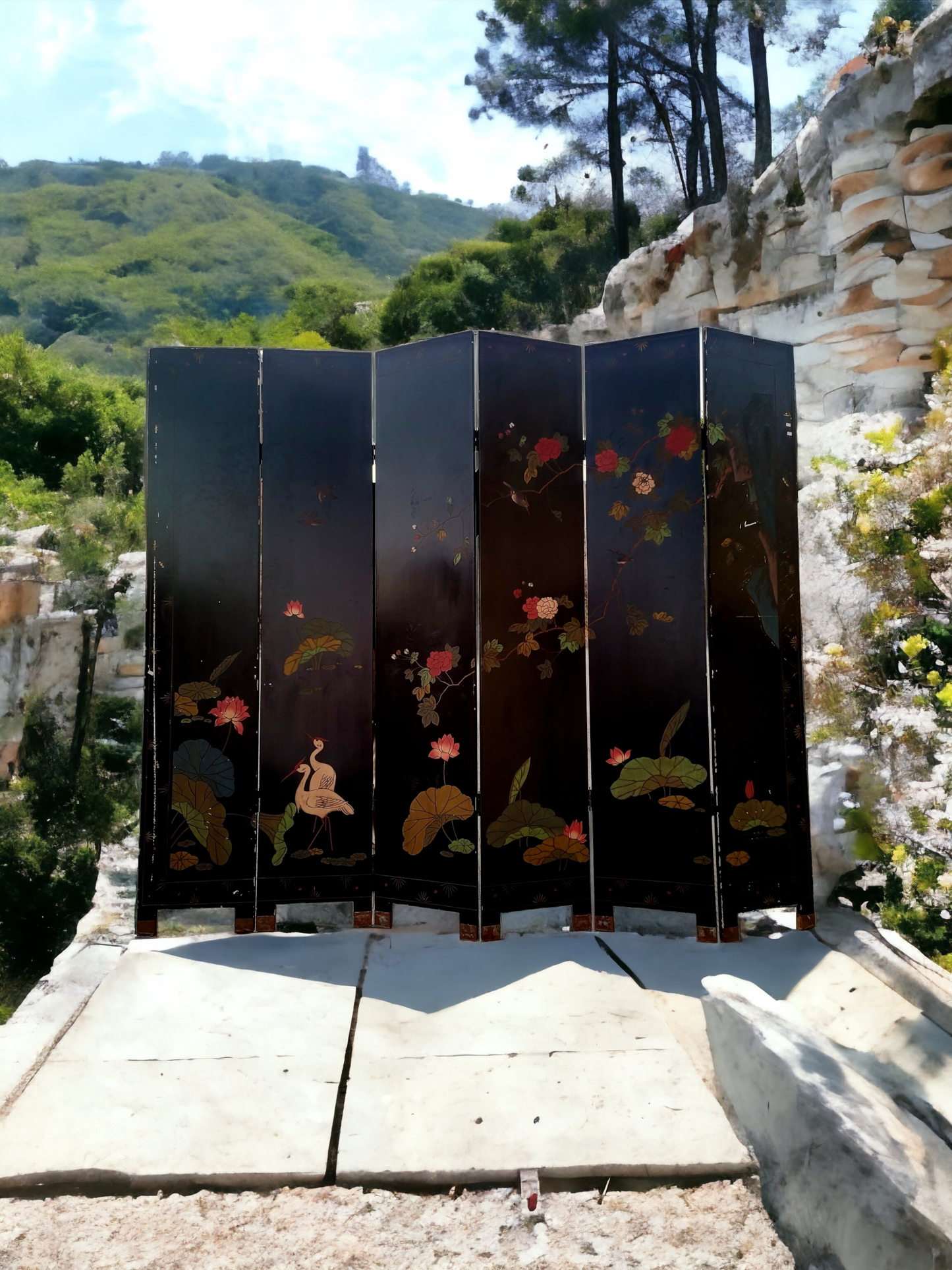 🌟 "Biombo Oriental: Elegancia y Arte para Tu Hogar" 🌟