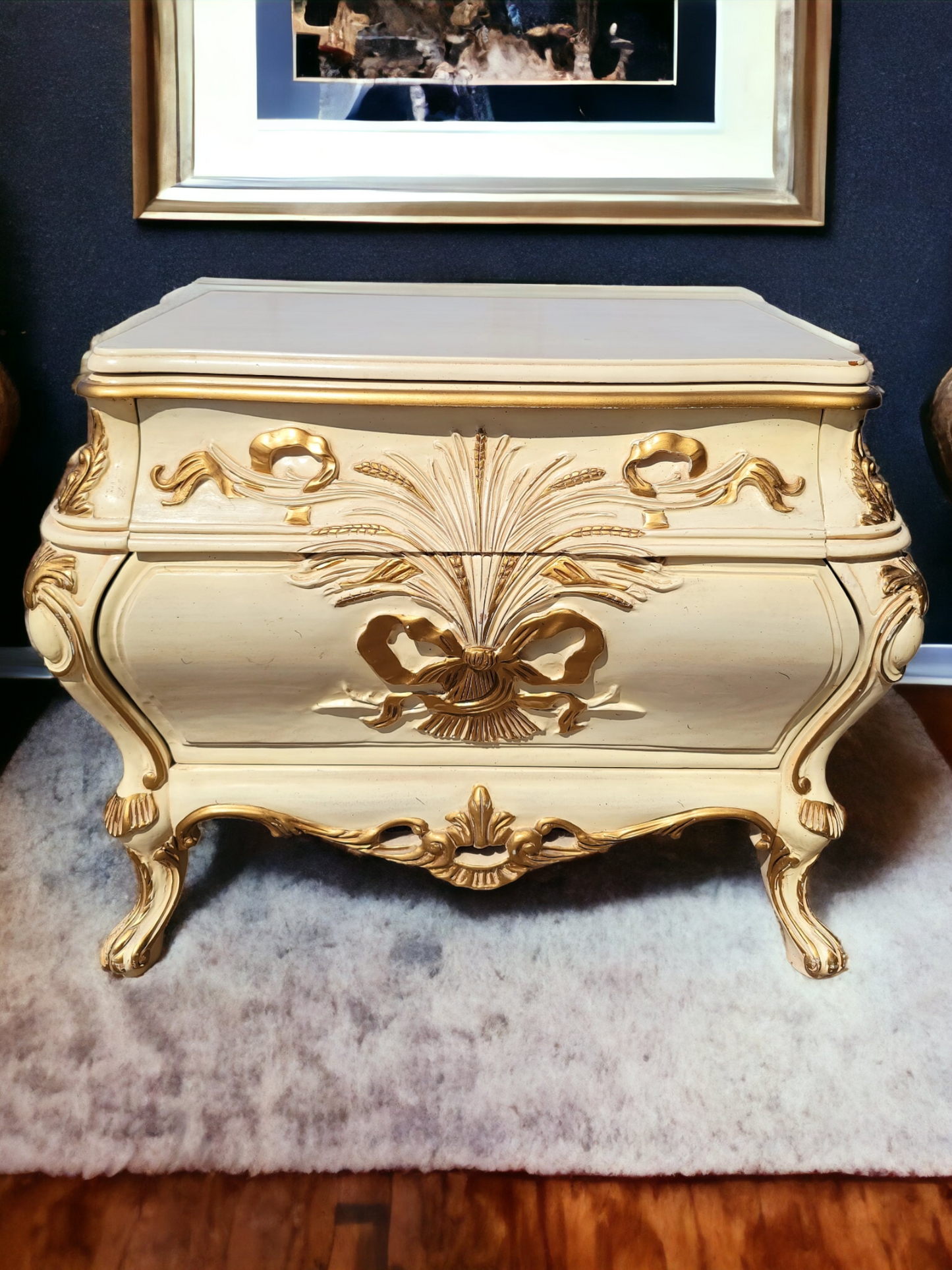 🏰🇫🇷 Pair of French Provincial Style Bombes, Vintage 1970s! 🇫🇷🏰