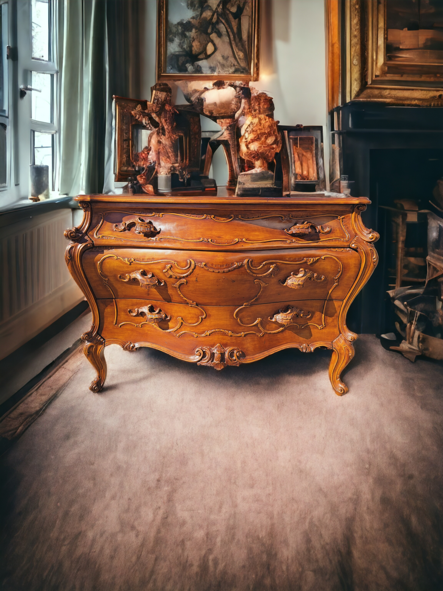 ⚜️Italian Provincial Tuscan Style Bombe: A Handcrafted Masterpiece⚜️