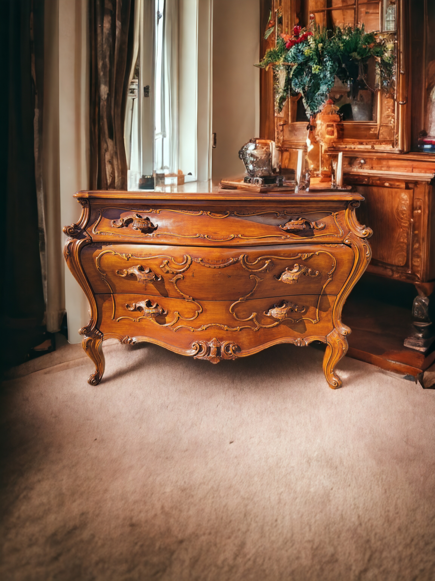 ⚜️Italian Provincial Tuscan Style Bombe: A Handcrafted Masterpiece⚜️