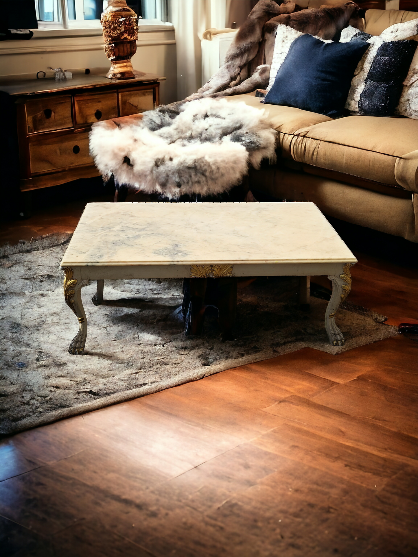 ✨️✨️🇮🇹 Italian Marble Top Table Set - Exclusive to Rosarito Antiques 🇮🇹✨️✨