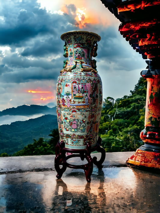🎎🏮 🇨🇳Chinese Vases Set of 2 - Museum Quality Approximately 250 Years Old! 🏮🎎🇨🇳