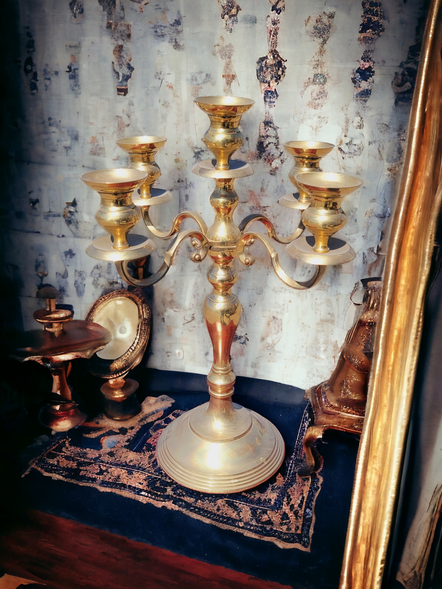 🕯️🔥🌟 Bronze Chandelier - Timeless Elegance at Rosarito Antiques 🌟 🔥🕯️