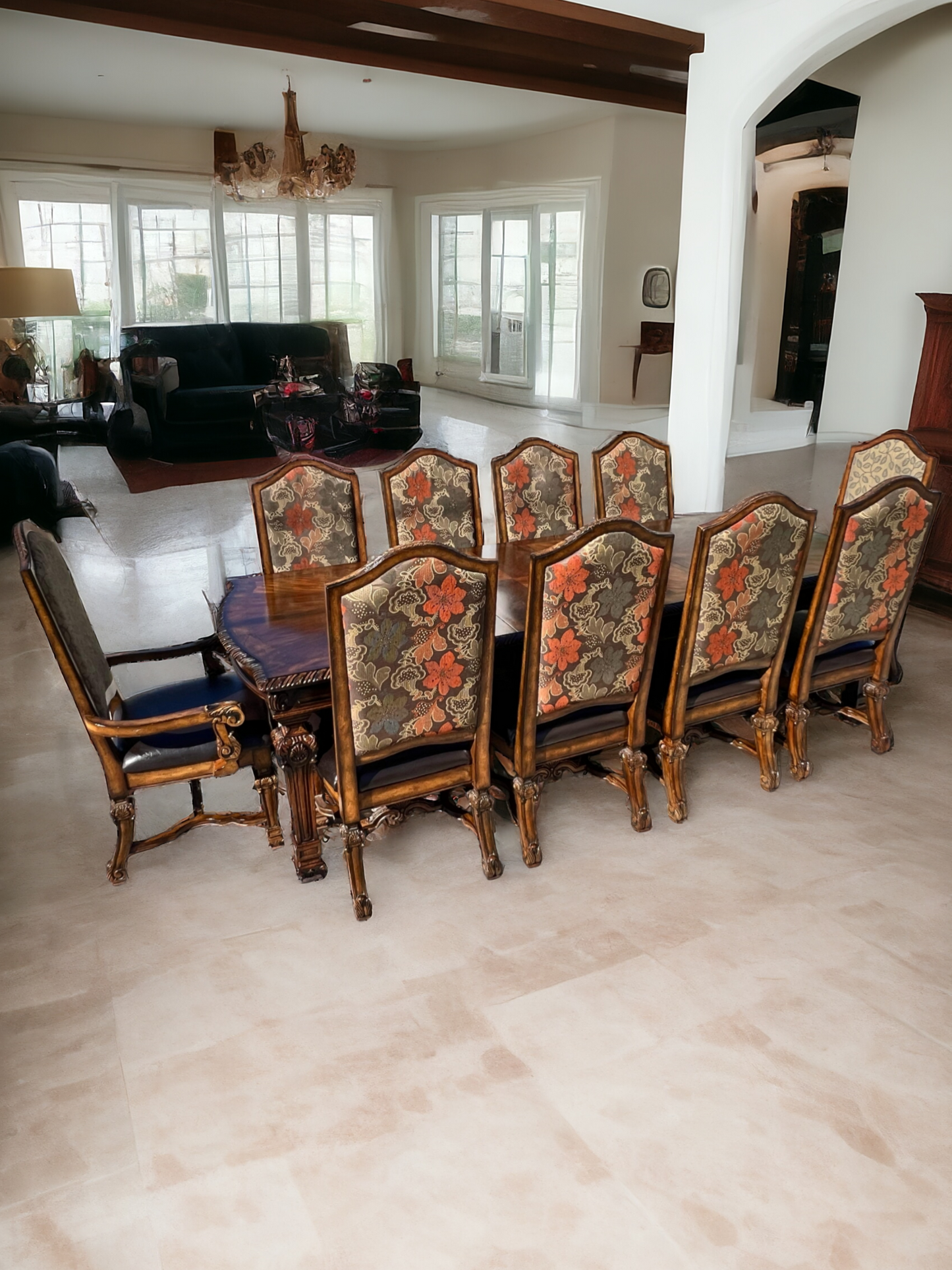 🍽️🏡 10-Chair Dining Room, Casa Mollino Model by Ashley Furniture 🏡🍽️ 
