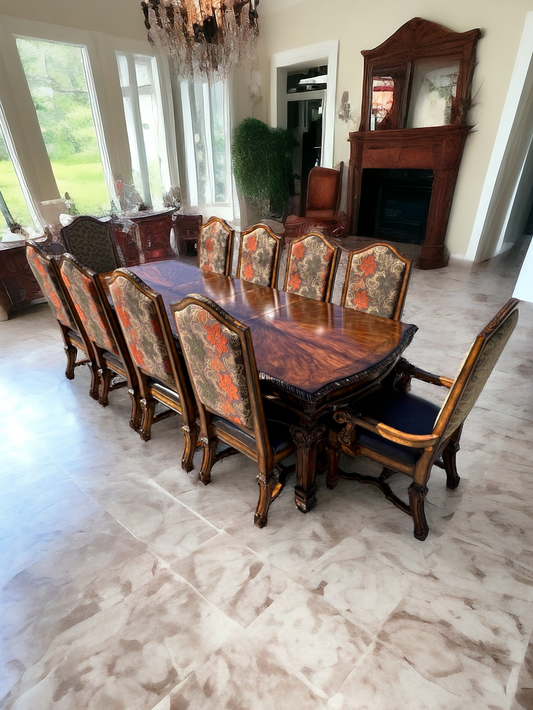 🍽️🏡 10-Chair Dining Room, Casa Mollino Model by Ashley Furniture 🏡🍽️ 