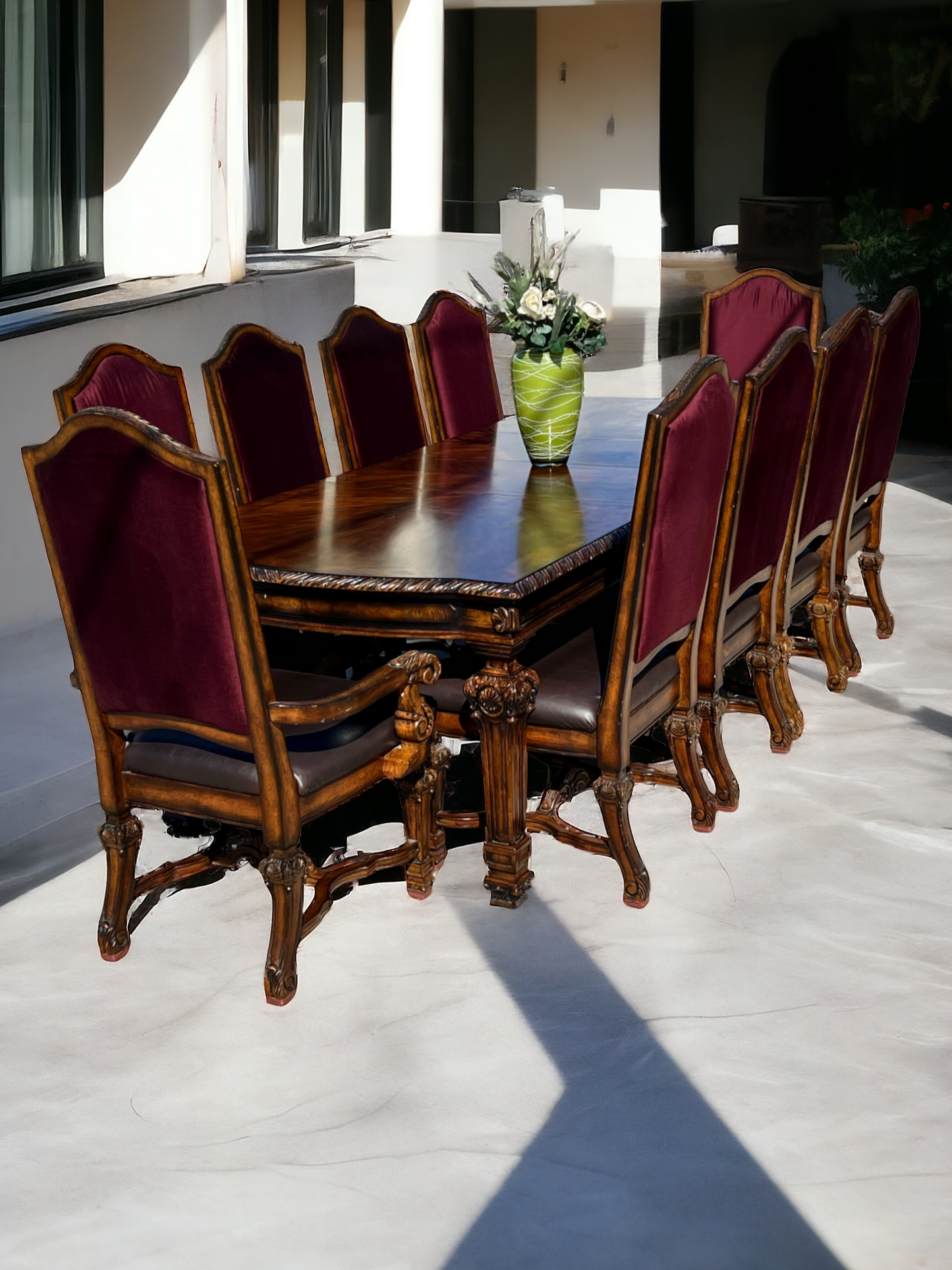 🍽️🏡 10-Chair Dining Room, Casa Mollino Model by Ashley Furniture 🏡🍽️ 