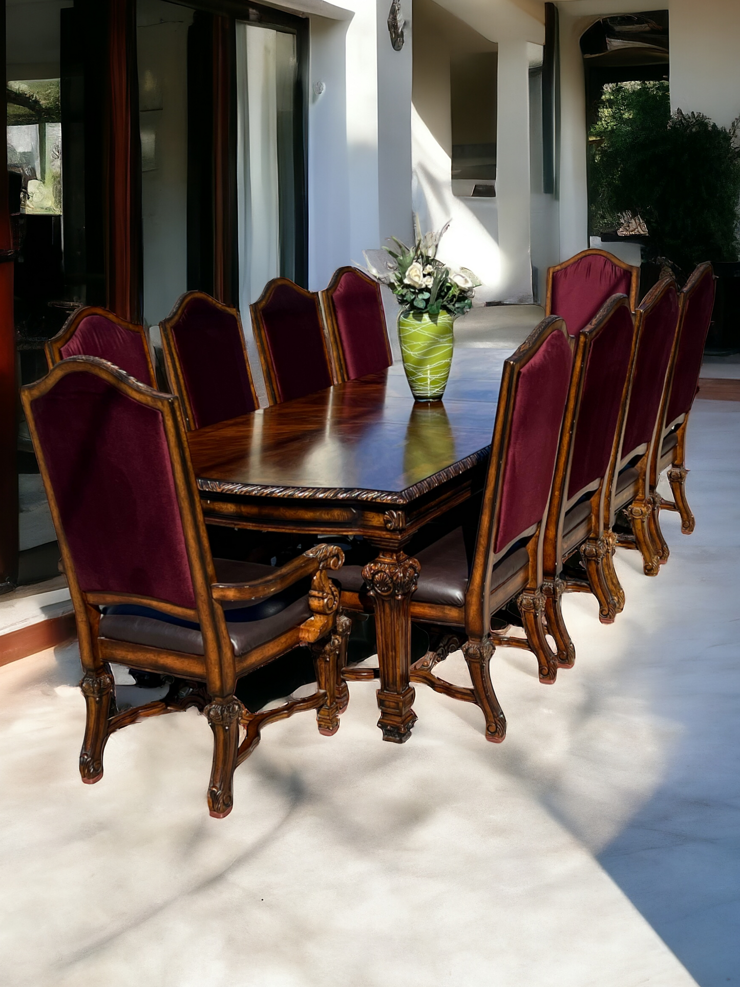 🍽️🏡 10-Chair Dining Room, Casa Mollino Model by Ashley Furniture 🏡🍽️ 