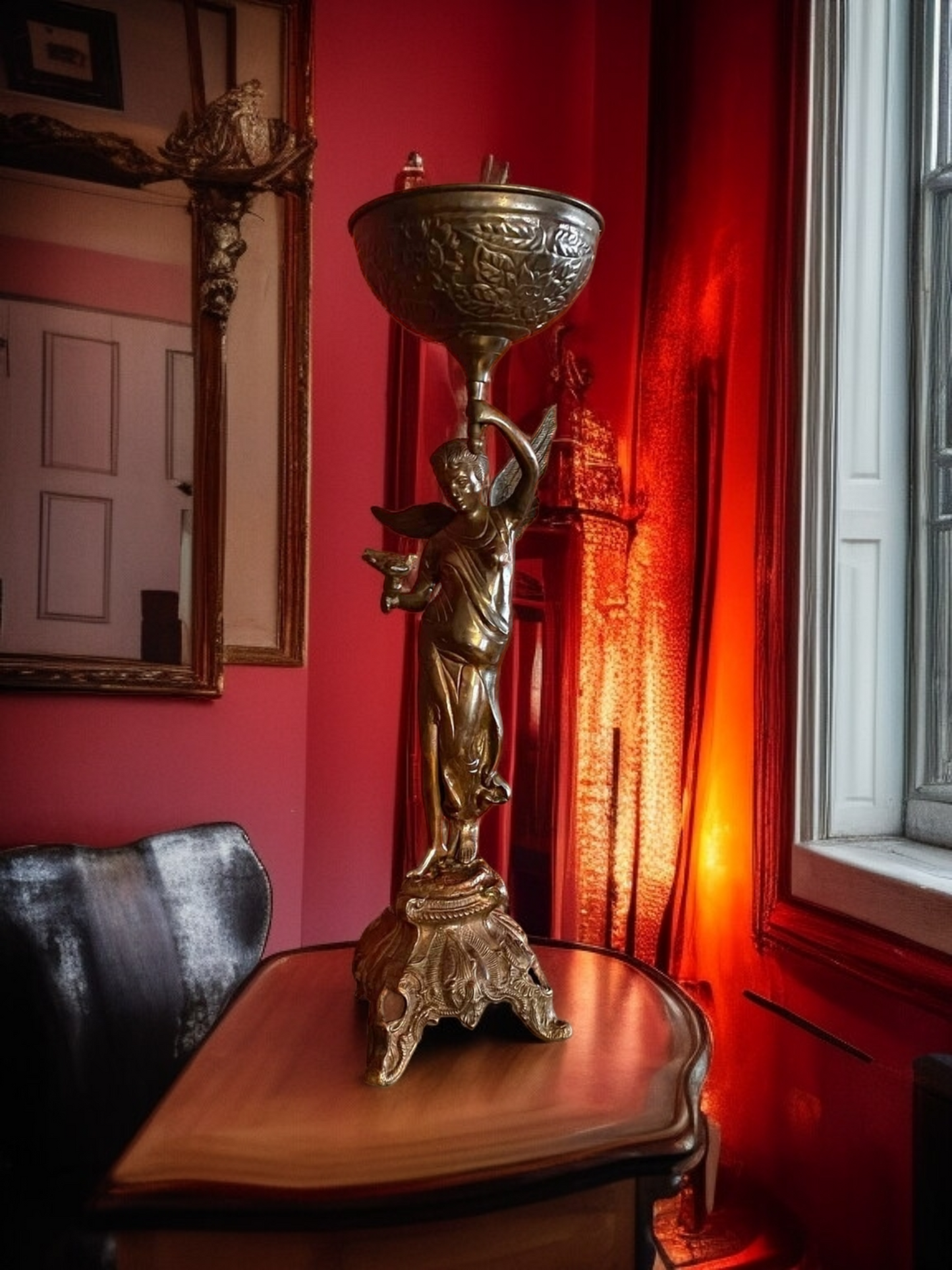✨ "Escultura de Ángel en Bronce: Historia y Elegancia en Cada Detalle" 🏺✨