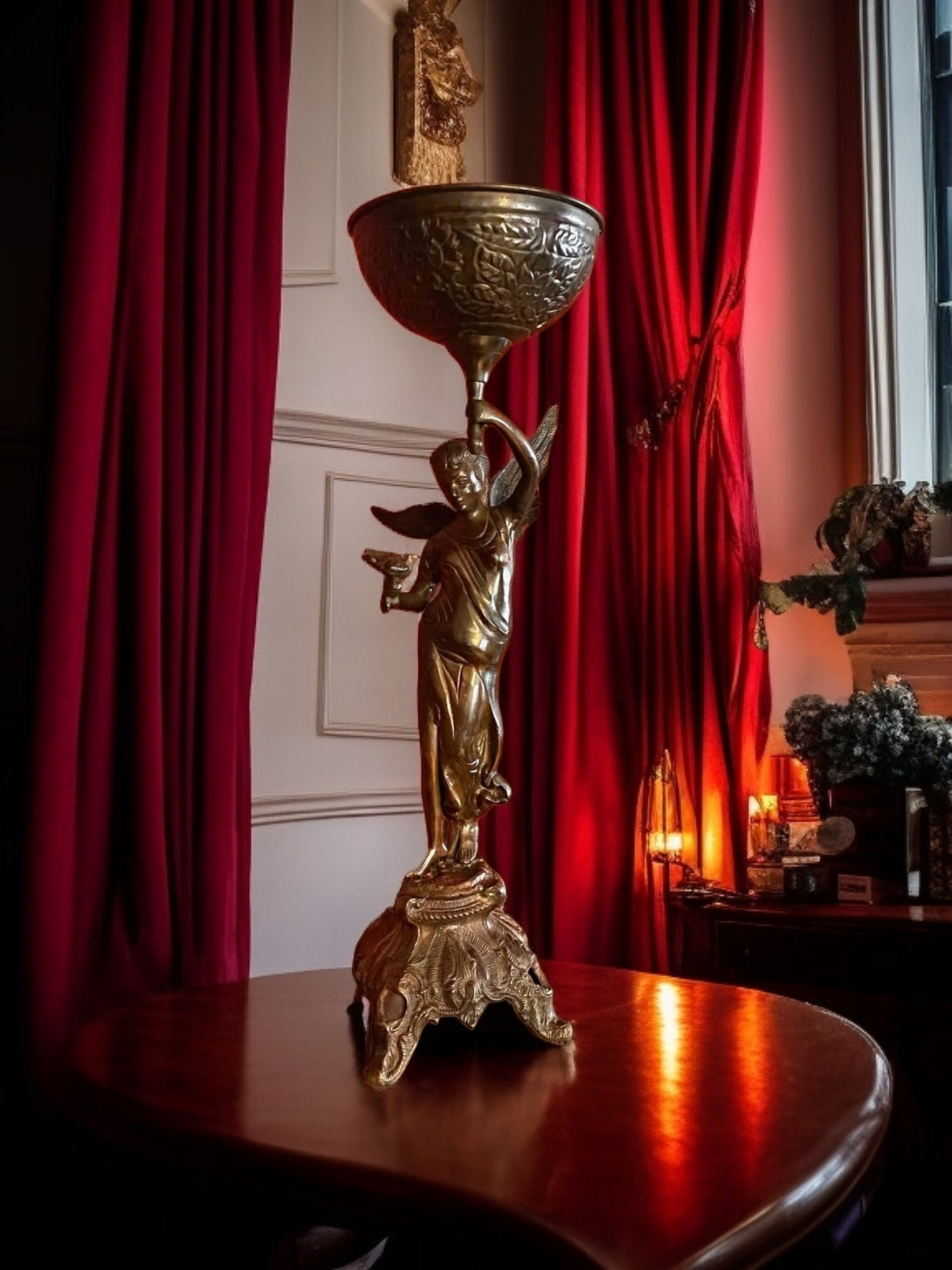 ✨ "Escultura de Ángel en Bronce: Historia y Elegancia en Cada Detalle" 🏺✨