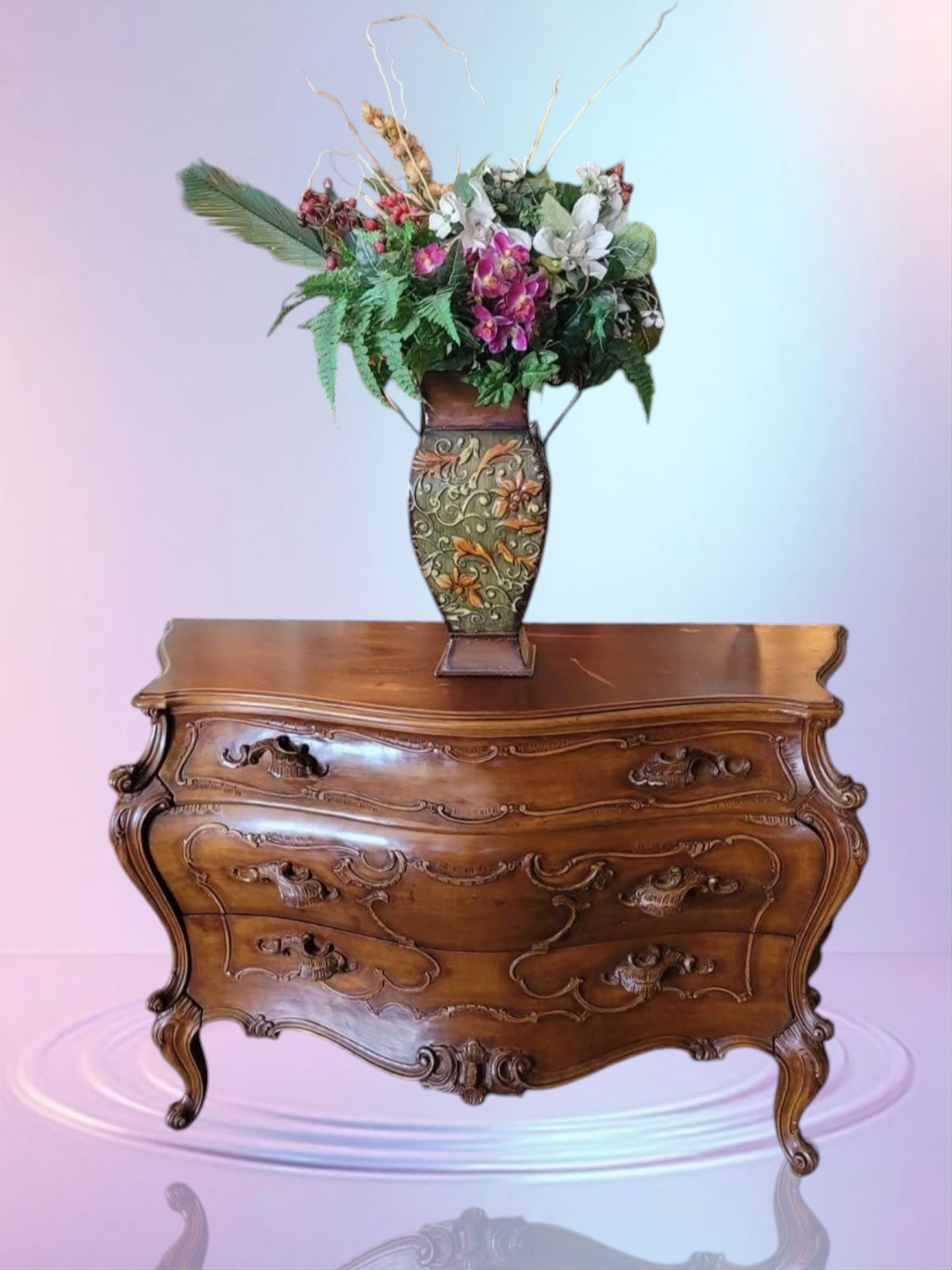 ⚜️Italian Provincial Tuscan Style Bombe: A Handcrafted Masterpiece⚜️