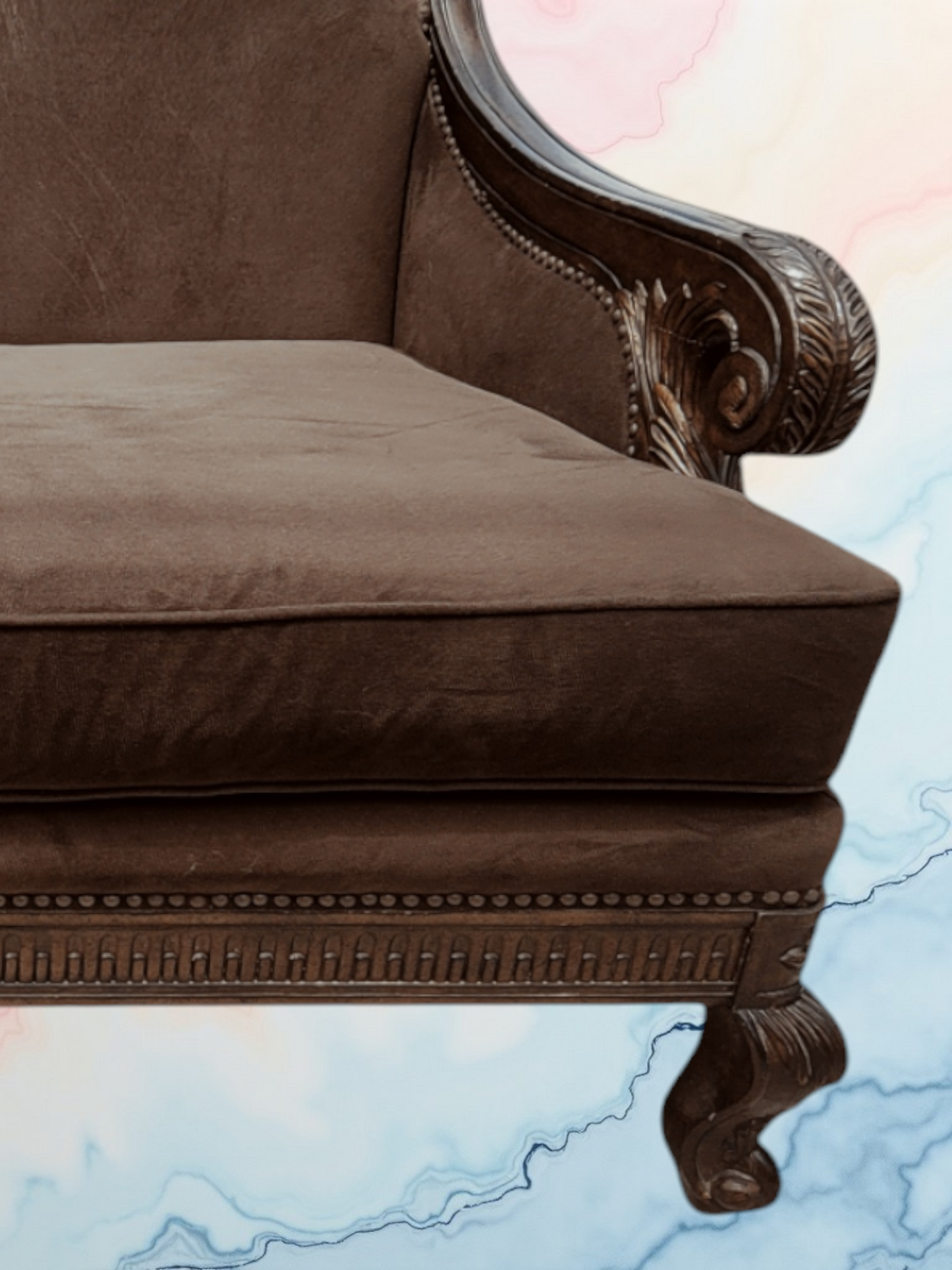 🌟 ¡Liquidacion Sofa Y Love Seat Tradicionales Con Marco En Madera De Nogal! 🌟