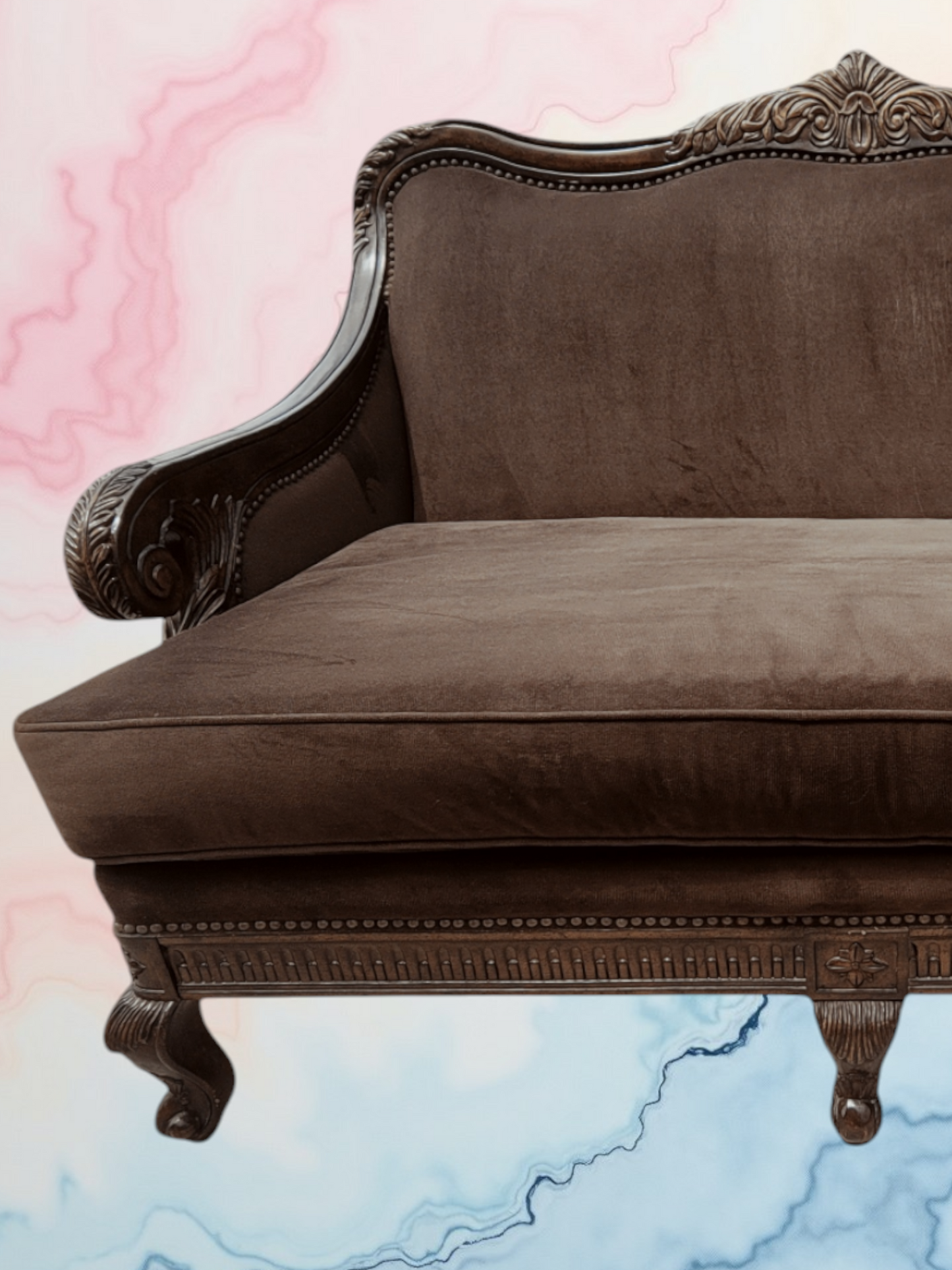 🌟 ¡Liquidacion Sofa Y Love Seat Tradicionales Con Marco En Madera De Nogal! 🌟